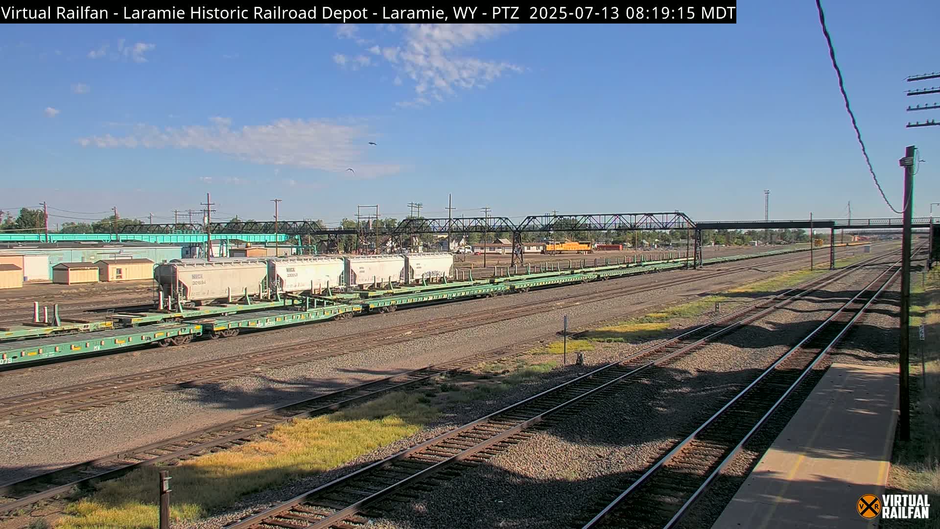 Laramie Historic Railroad Depot Live Cam - Laramie, Albany, Wyoming, USA 