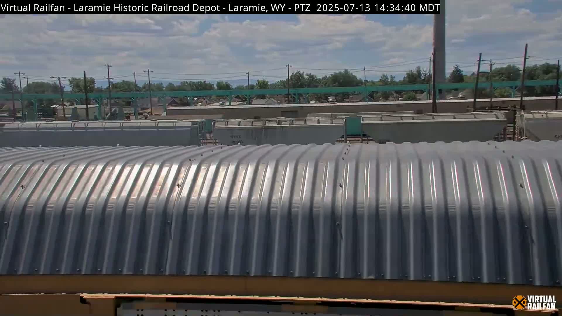 Laramie Historic Railroad Depot Live Cam - Laramie, Albany, Wyoming, USA 