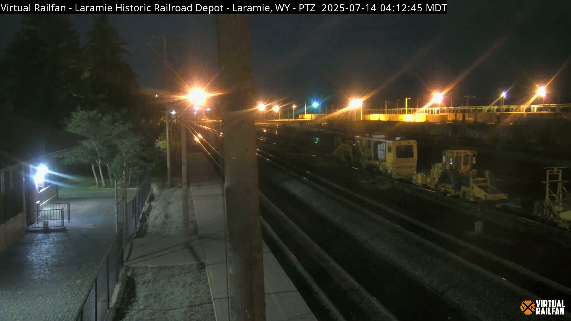 Laramie Historic Railroad Depot Live Cam - Laramie, Albany, Wyoming, USA 