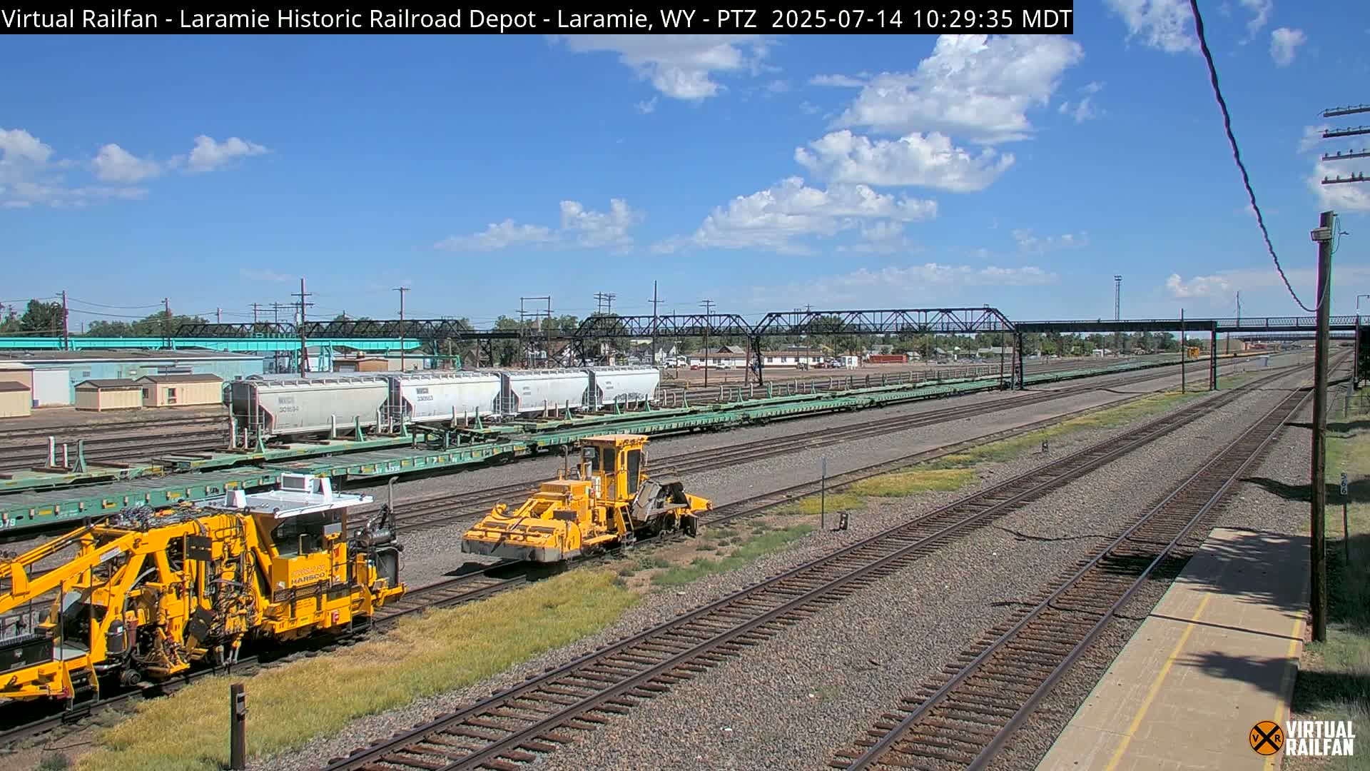 Laramie Historic Railroad Depot Live Cam - Laramie, Albany, Wyoming, USA 