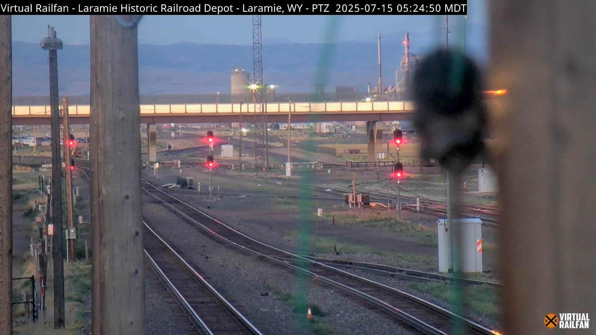 Laramie Historic Railroad Depot Live Cam - Laramie, Albany, Wyoming, USA 