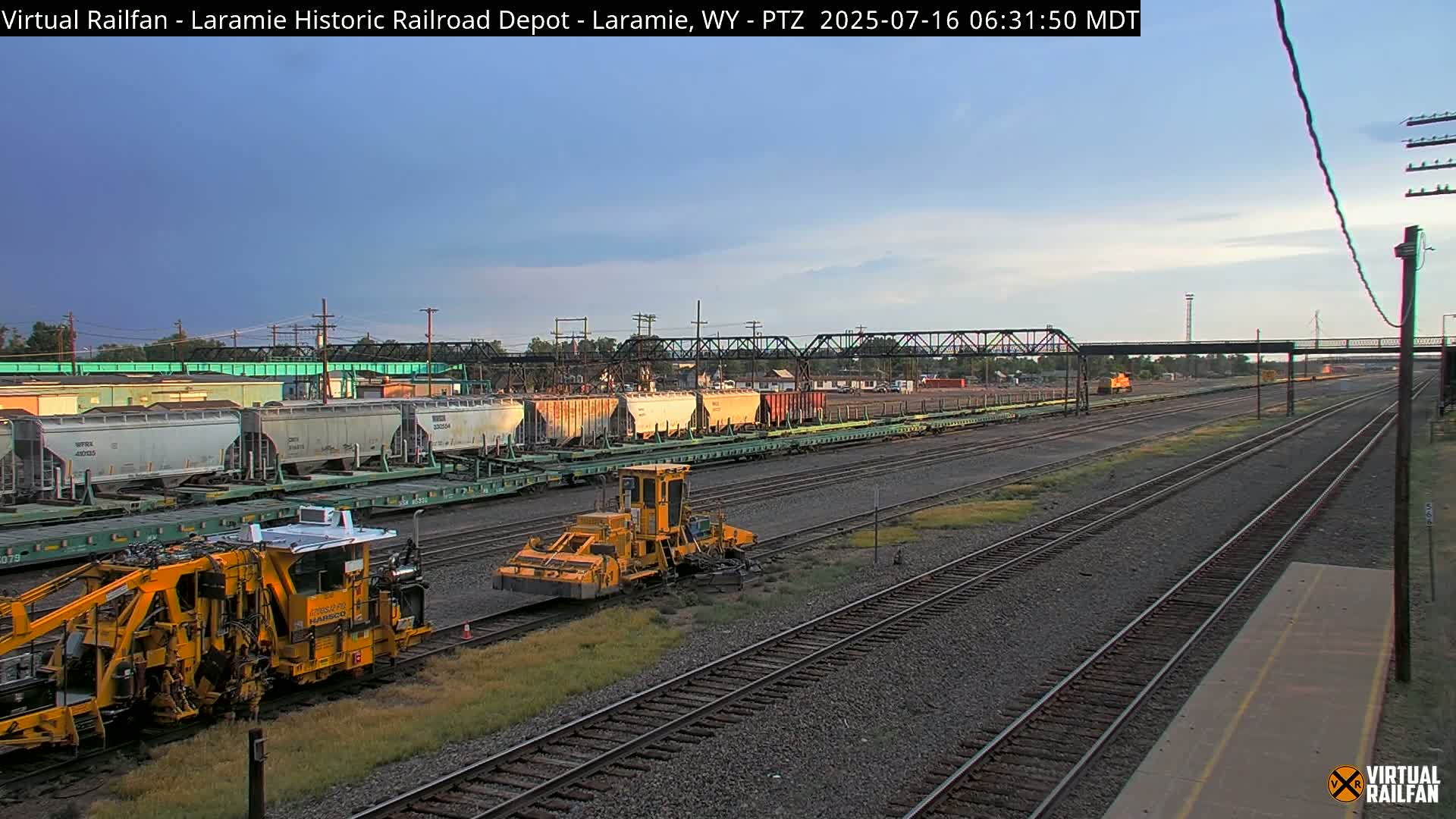 Laramie Historic Railroad Depot Live Cam - Laramie, Albany, Wyoming, USA 