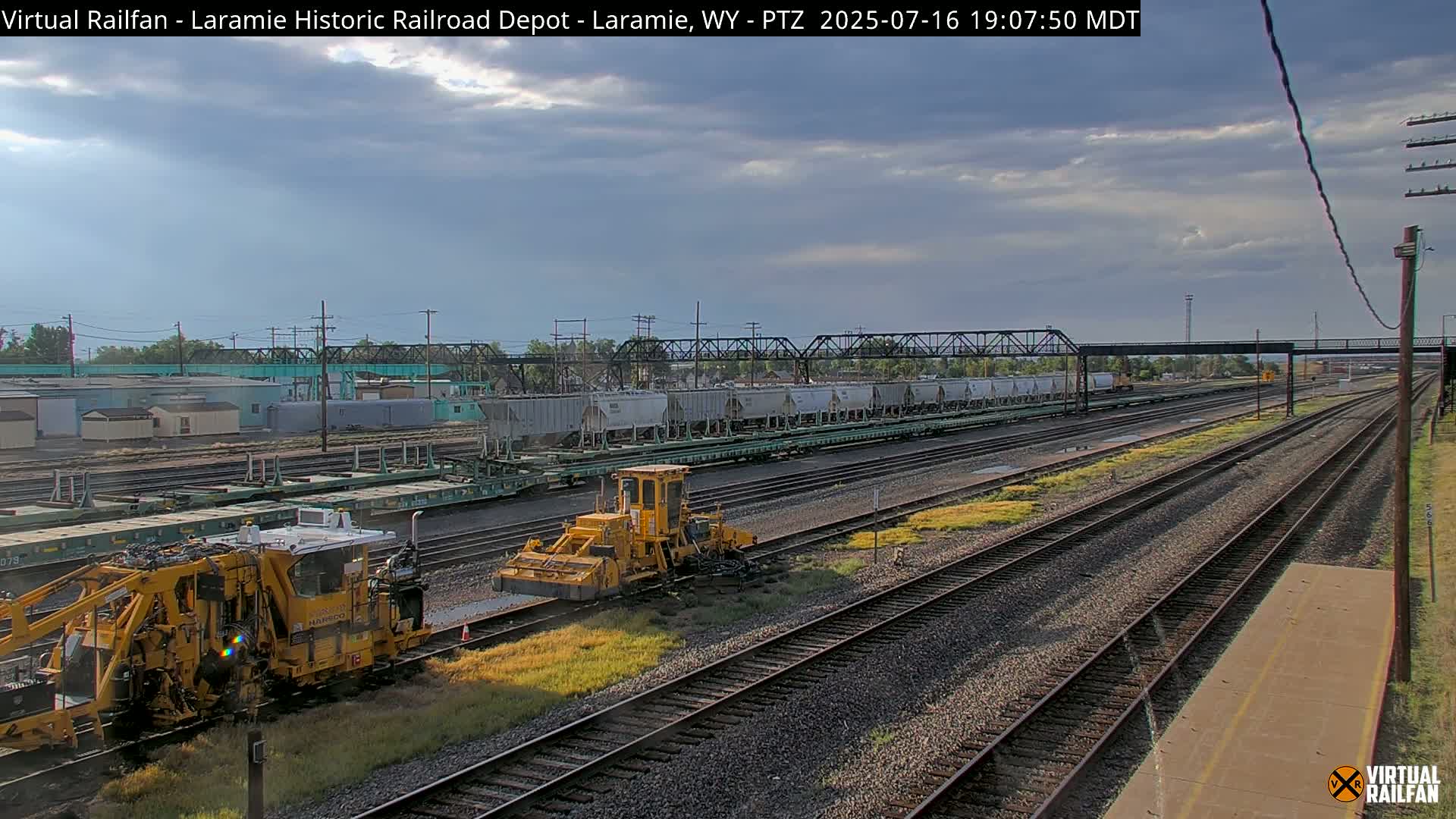 Laramie Historic Railroad Depot Live Cam - Laramie, Albany, Wyoming, USA 