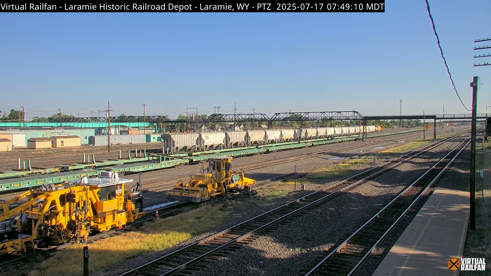 Laramie Historic Railroad Depot Live Cam - Laramie, Albany, Wyoming, USA 
