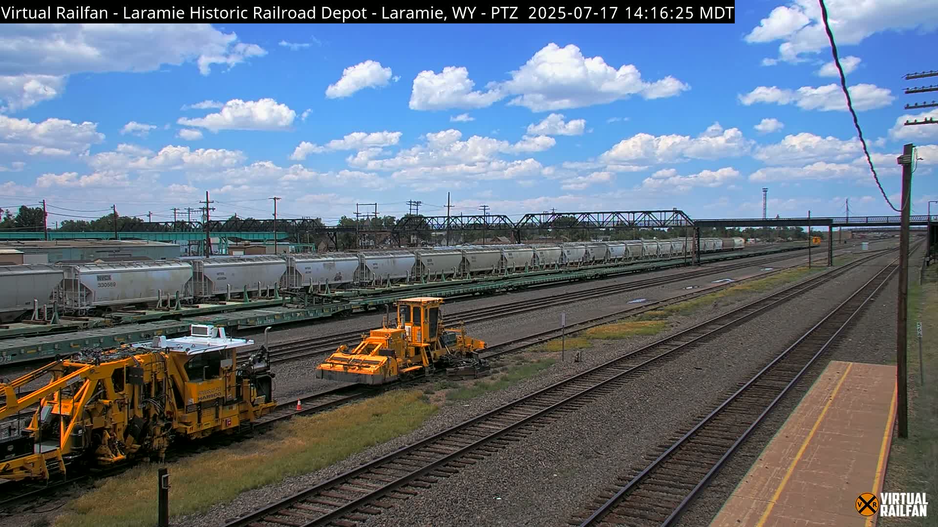 Laramie Historic Railroad Depot Live Cam - Laramie, Albany, Wyoming, USA 