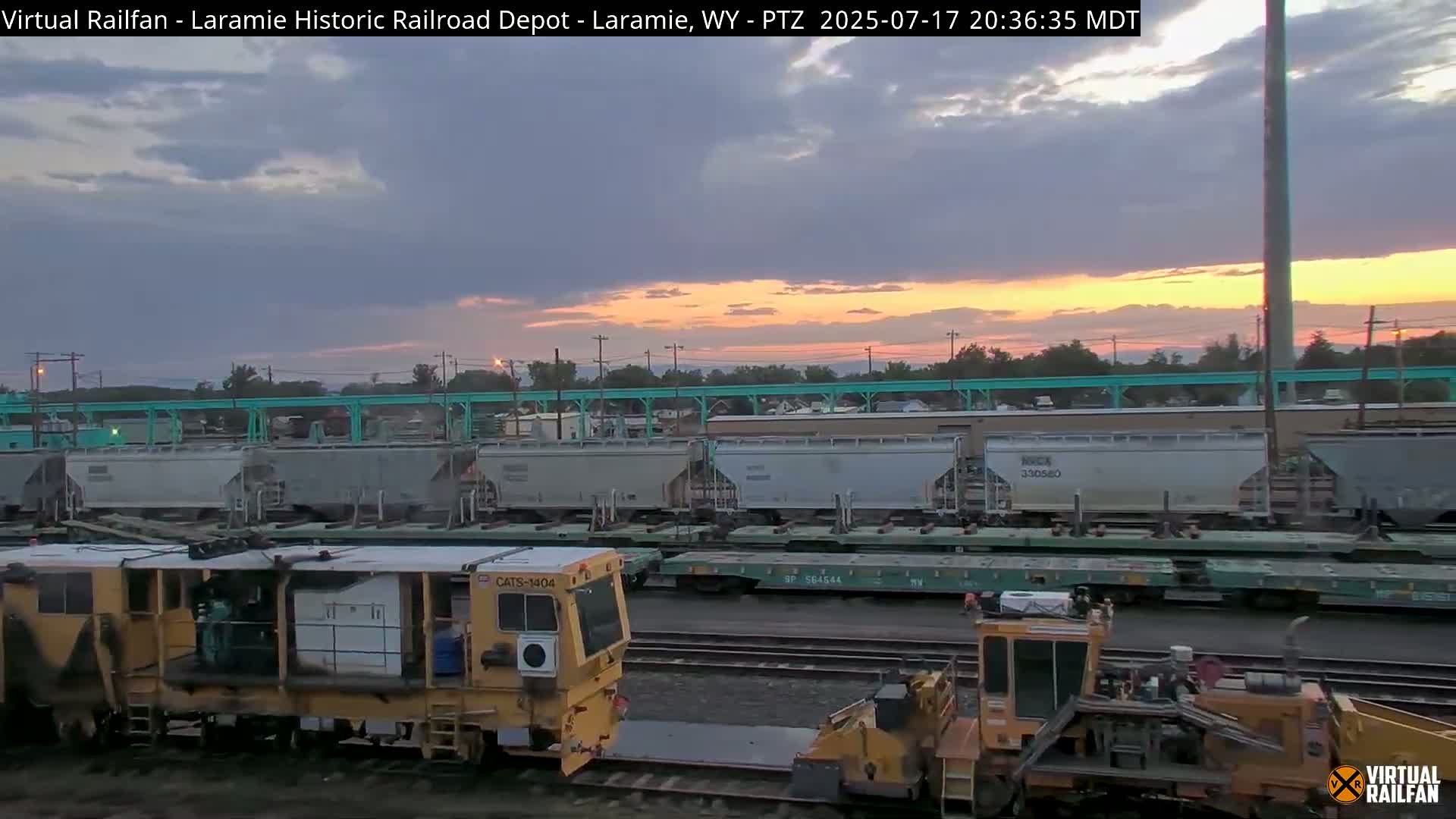 Laramie Historic Railroad Depot Live Cam - Laramie, Albany, Wyoming, USA 