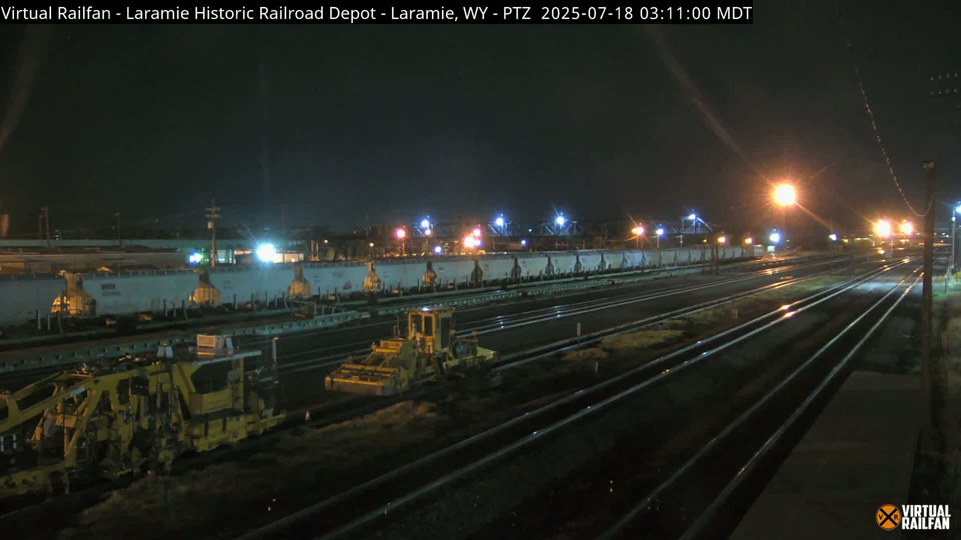 Laramie Historic Railroad Depot Live Cam - Laramie, Albany, Wyoming, USA 
