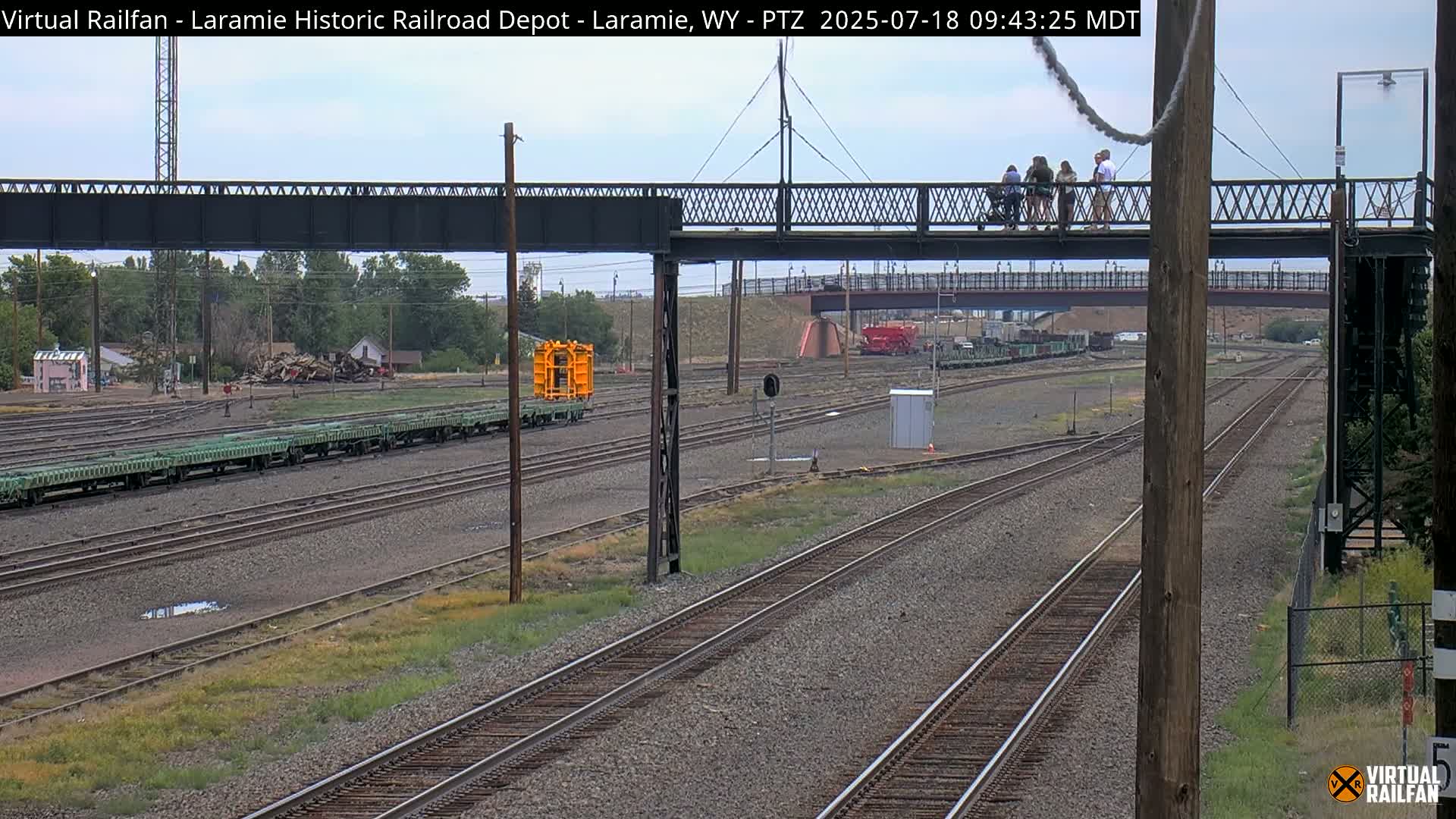 Laramie Historic Railroad Depot Live Cam - Laramie, Albany, Wyoming, USA 