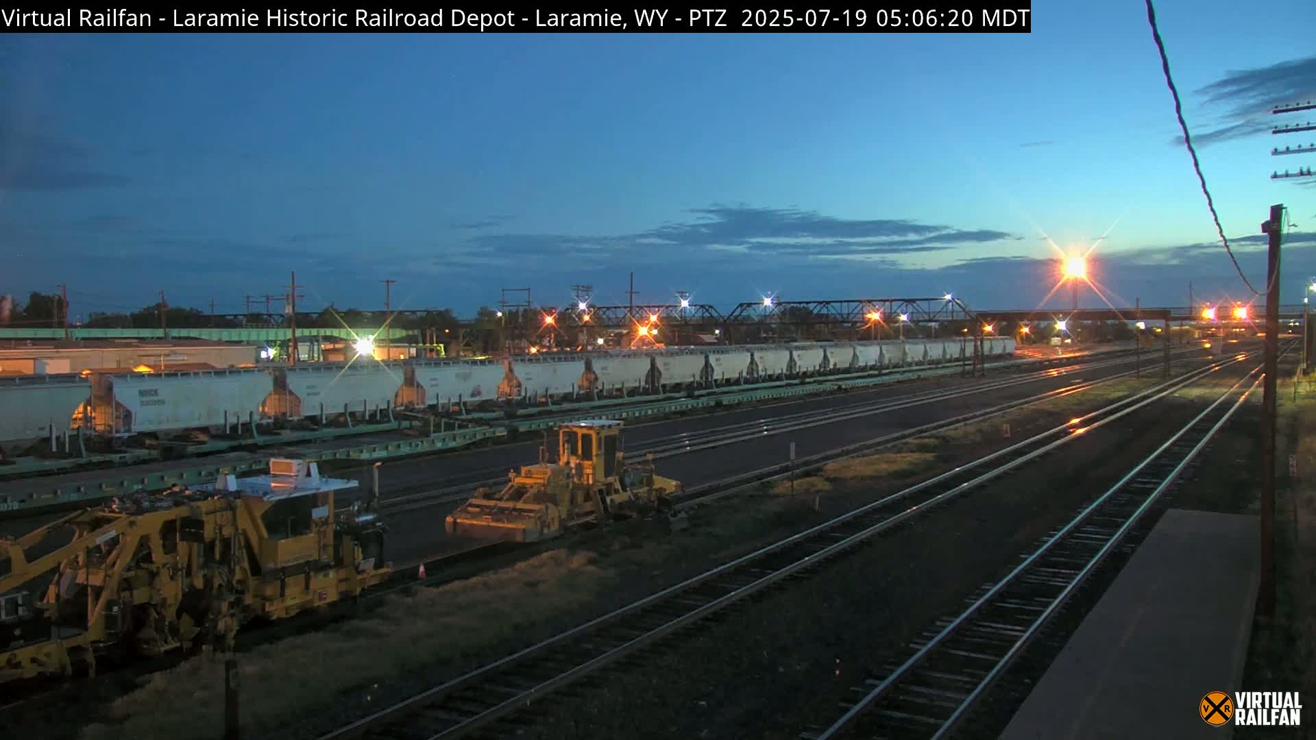 Laramie Historic Railroad Depot Live Cam - Laramie, Albany, Wyoming, USA 
