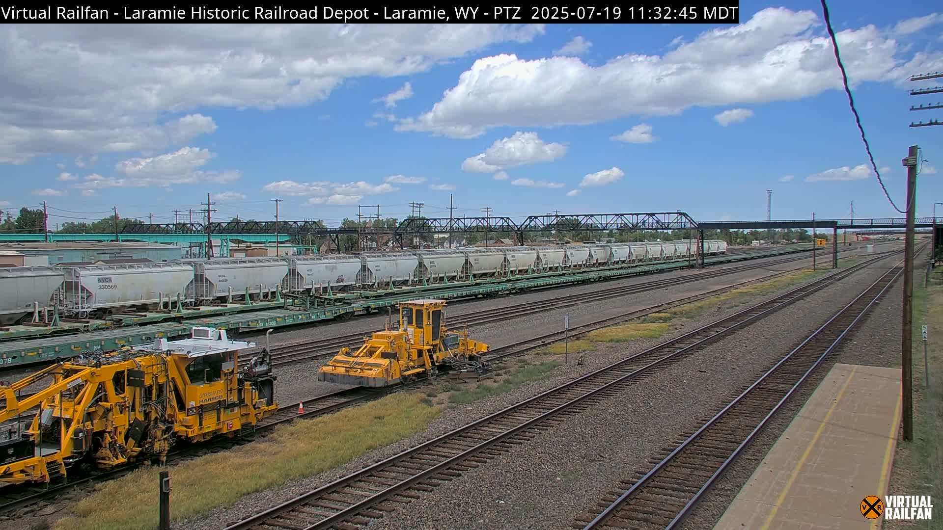 Laramie Historic Railroad Depot Live Cam - Laramie, Albany, Wyoming, USA 