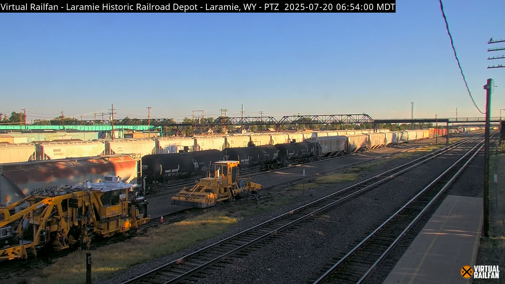 Laramie Historic Railroad Depot Live Cam - Laramie, Albany, Wyoming, USA 