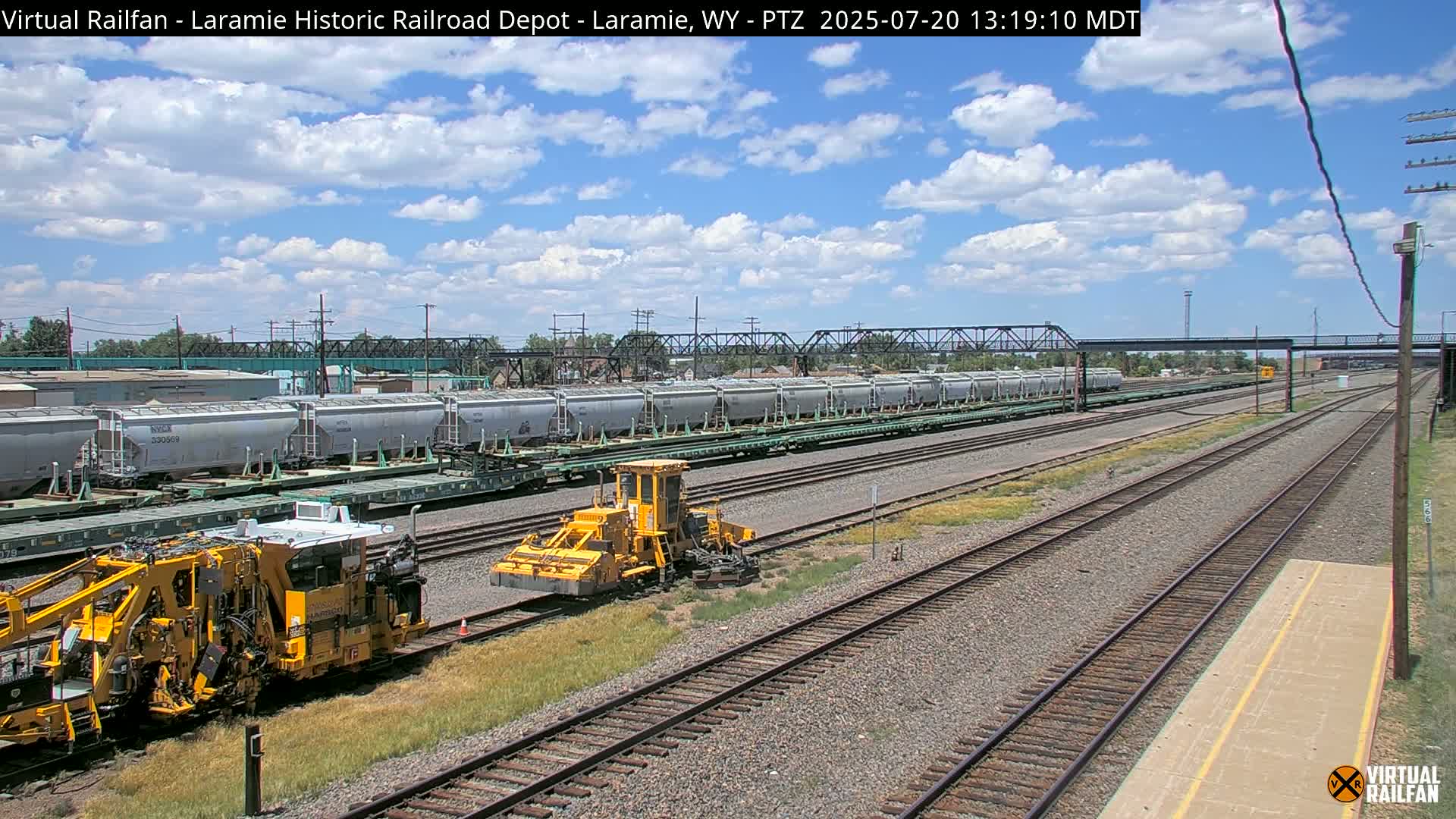 Laramie Historic Railroad Depot Live Cam - Laramie, Albany, Wyoming, USA 