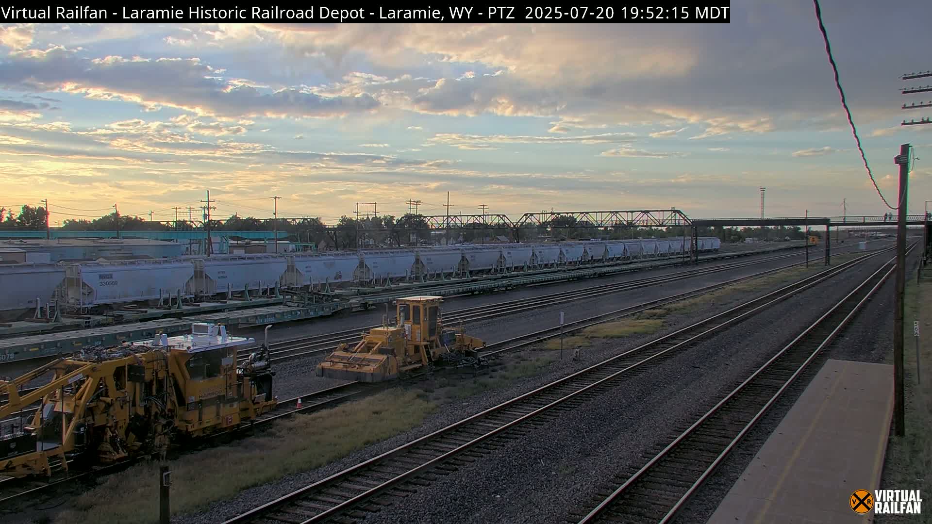 Laramie Historic Railroad Depot Live Cam - Laramie, Albany, Wyoming, USA 
