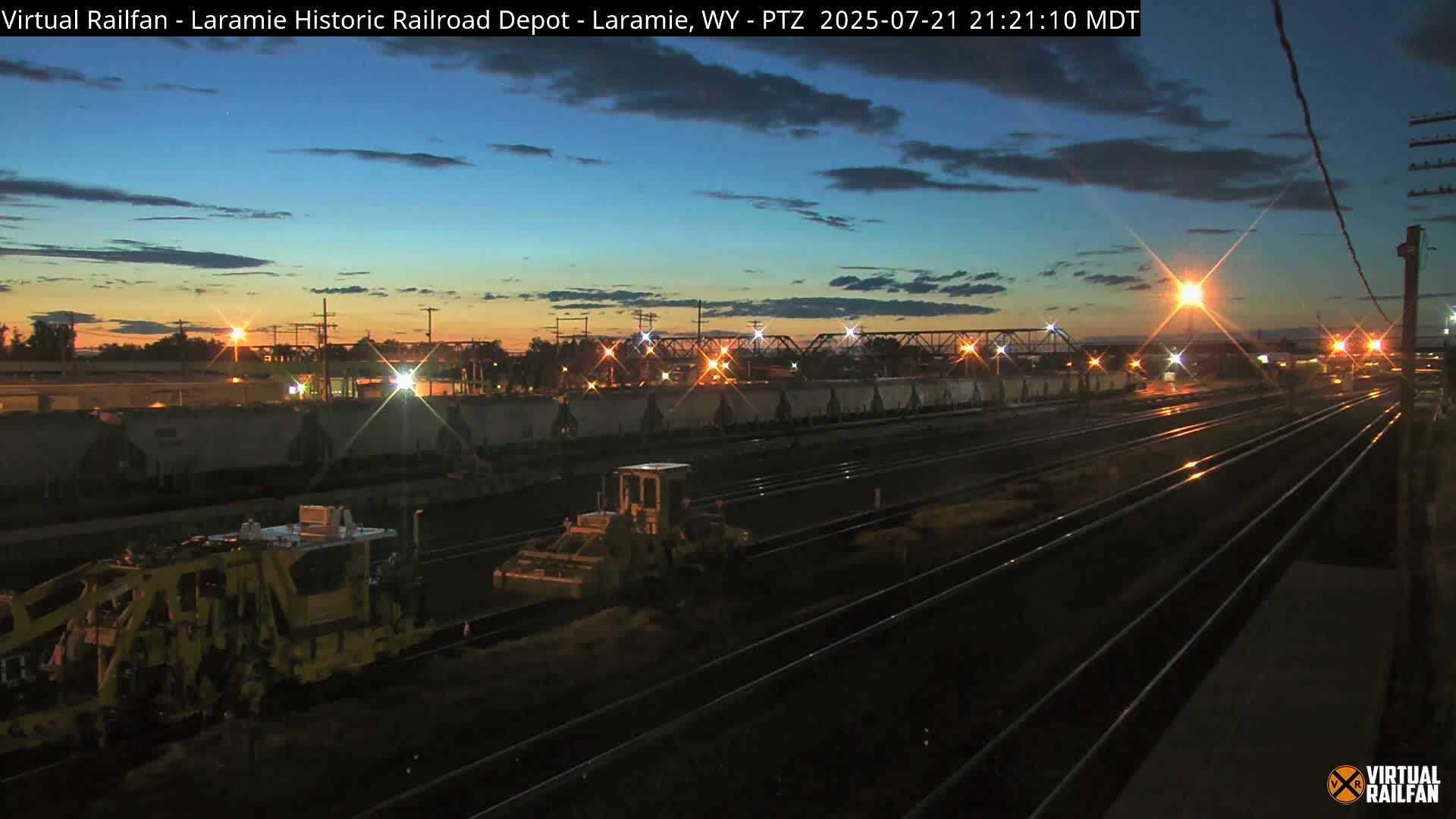 Laramie Historic Railroad Depot Live Cam - Laramie, Albany, Wyoming, USA 