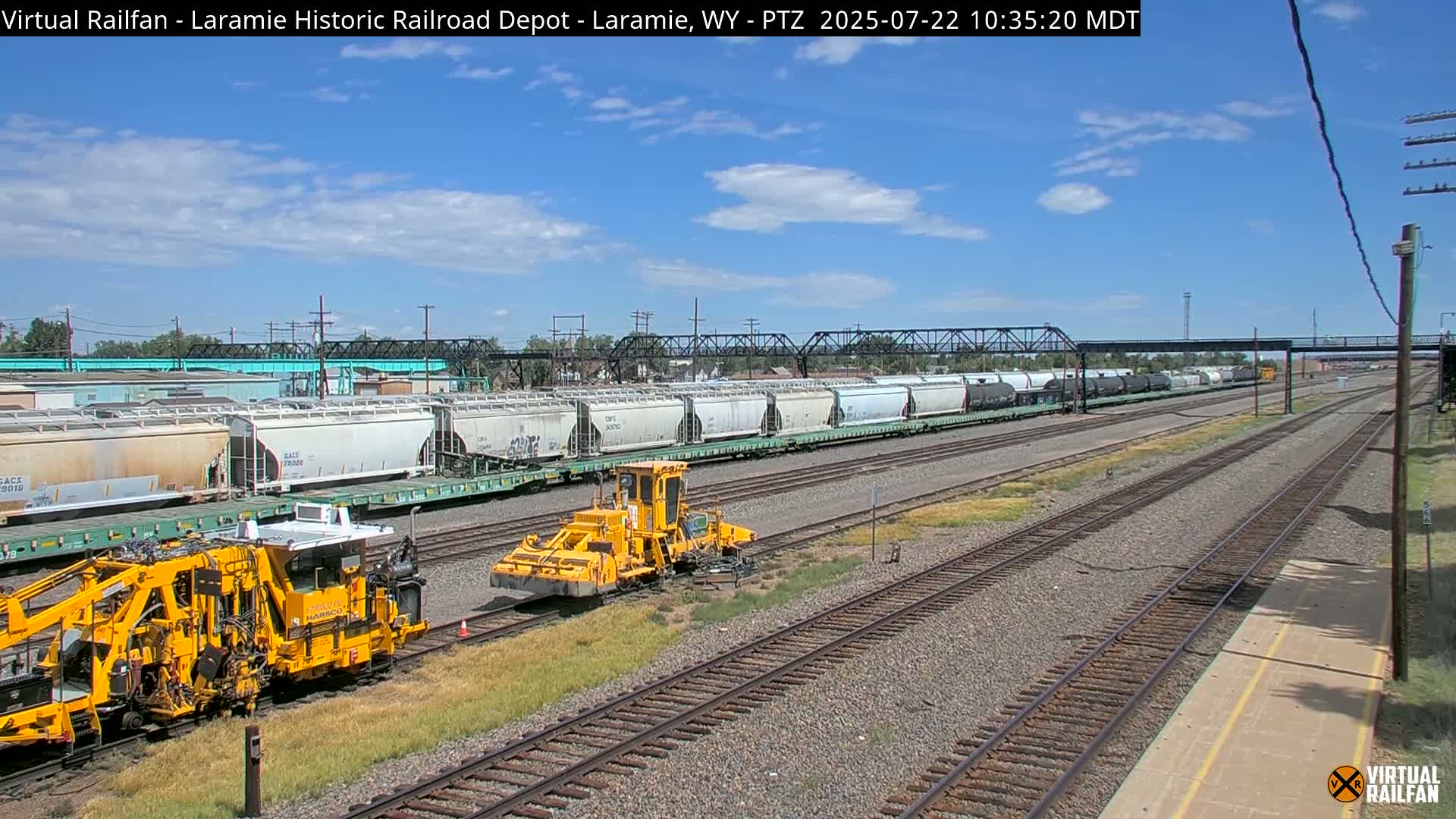 Laramie Historic Railroad Depot Live Cam - Laramie, Albany, Wyoming, USA 