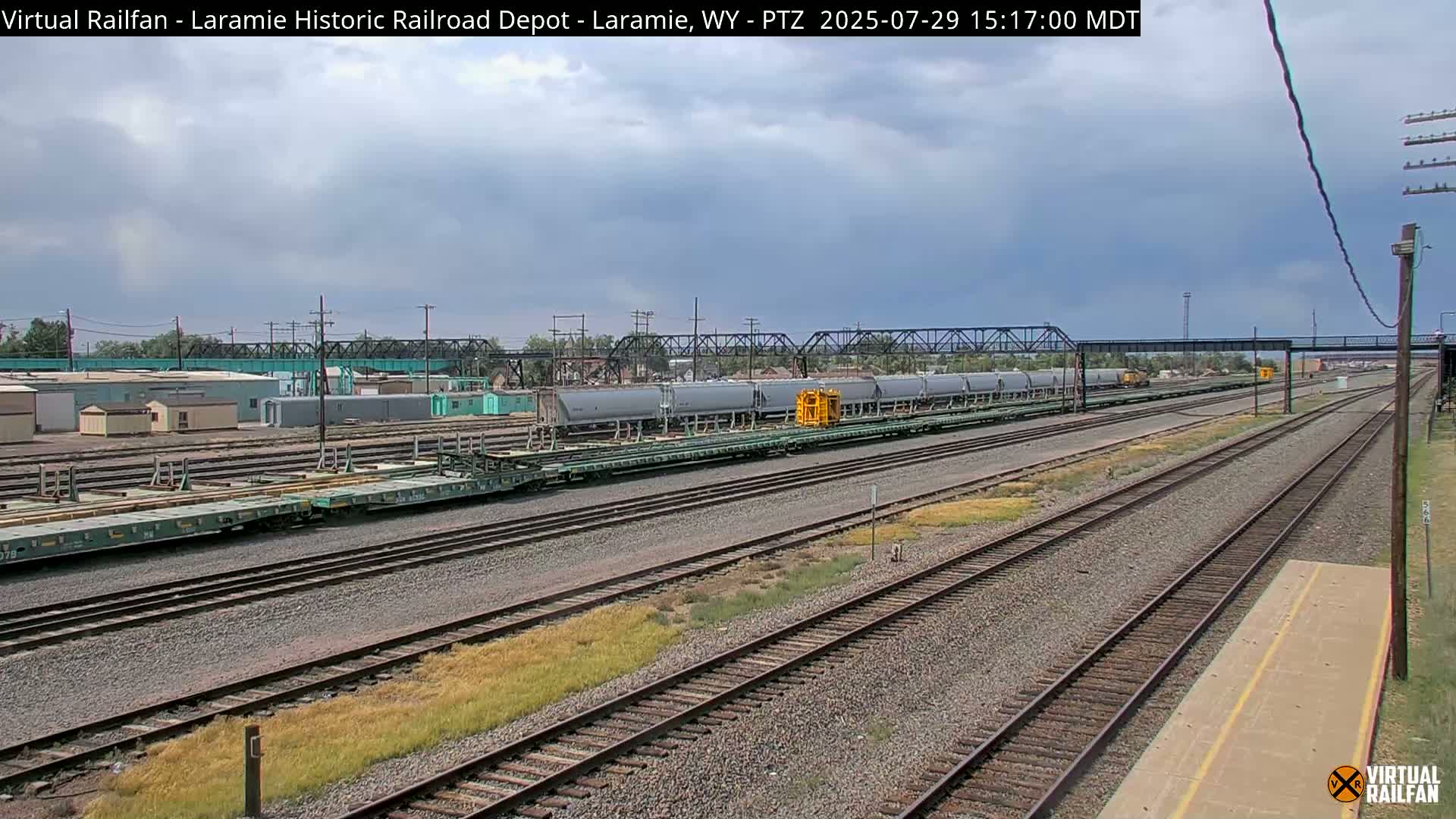 Laramie Historic Railroad Depot Live Cam - Laramie, Albany, Wyoming, USA 