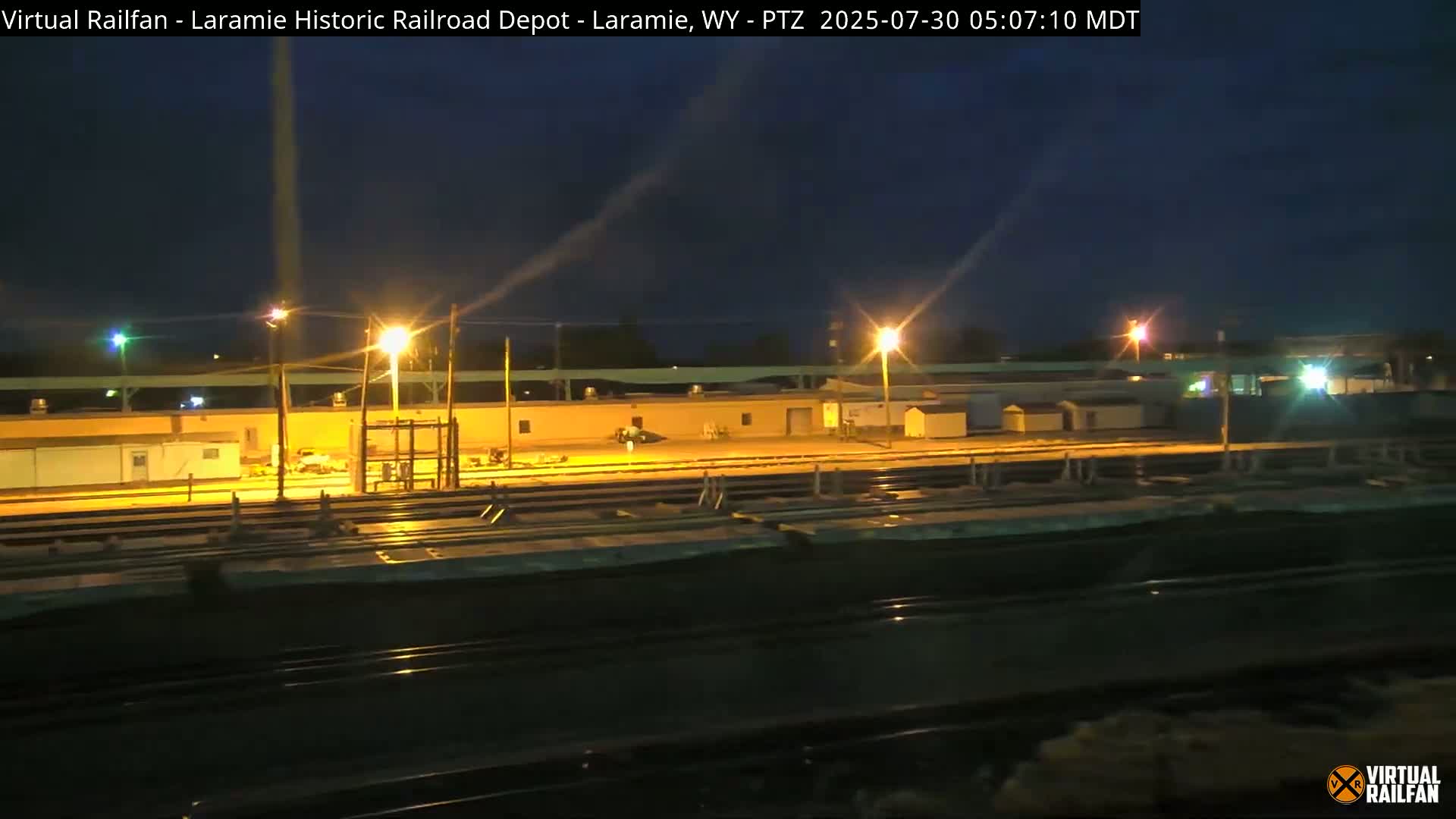 Laramie Historic Railroad Depot Live Cam - Laramie, Albany, Wyoming, USA 