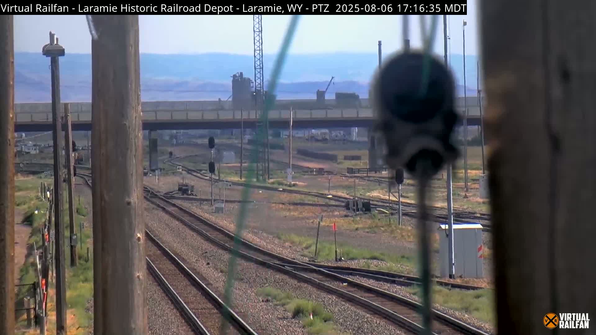 Laramie Historic Railroad Depot Live Cam - Laramie, Albany, Wyoming, USA