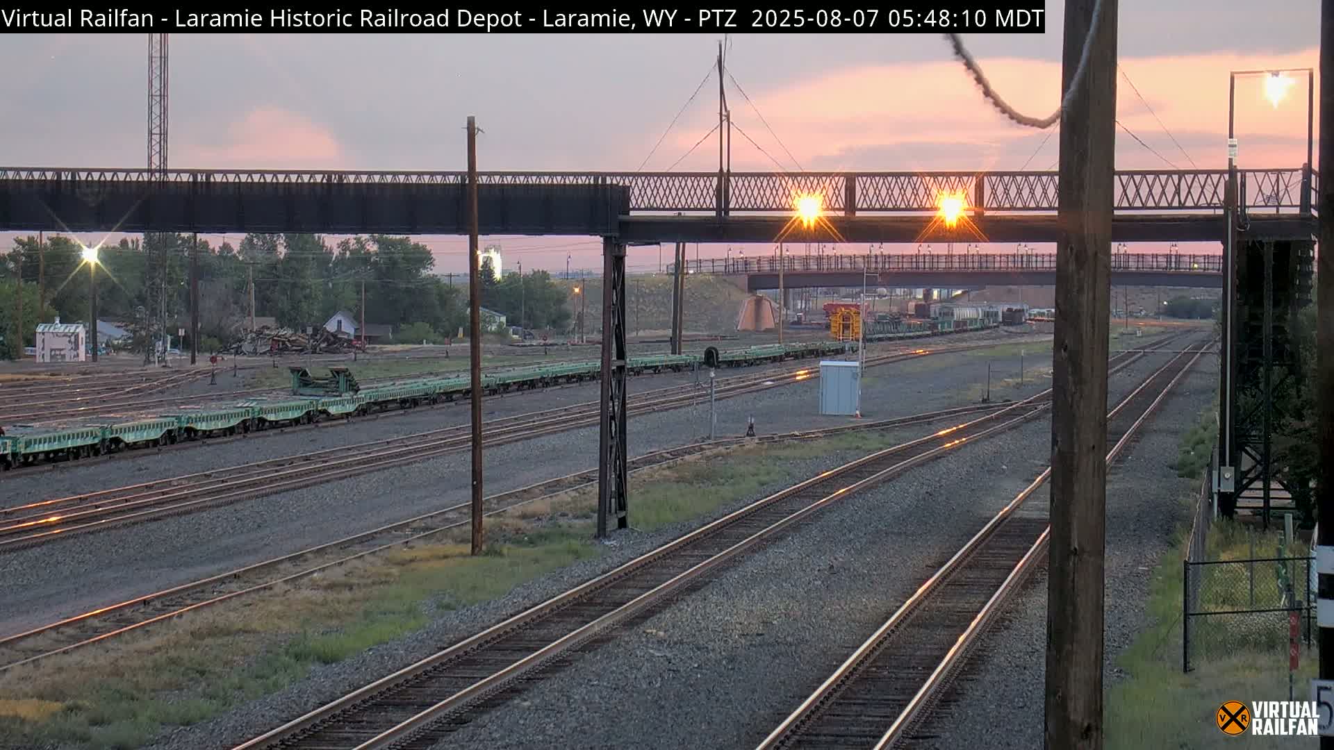Laramie Historic Railroad Depot Live Cam - Laramie, Albany, Wyoming, USA 