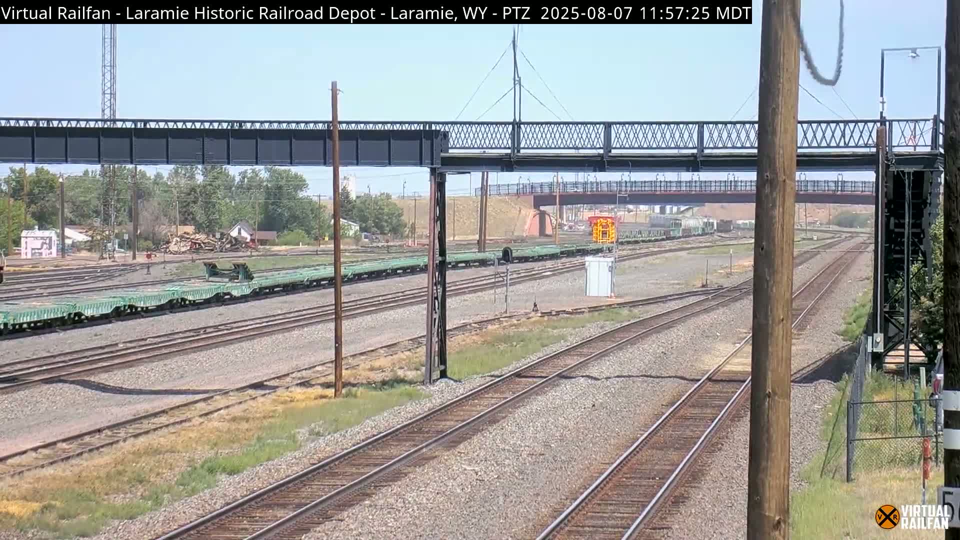 Laramie Historic Railroad Depot Live Cam - Laramie, Albany, Wyoming, USA 