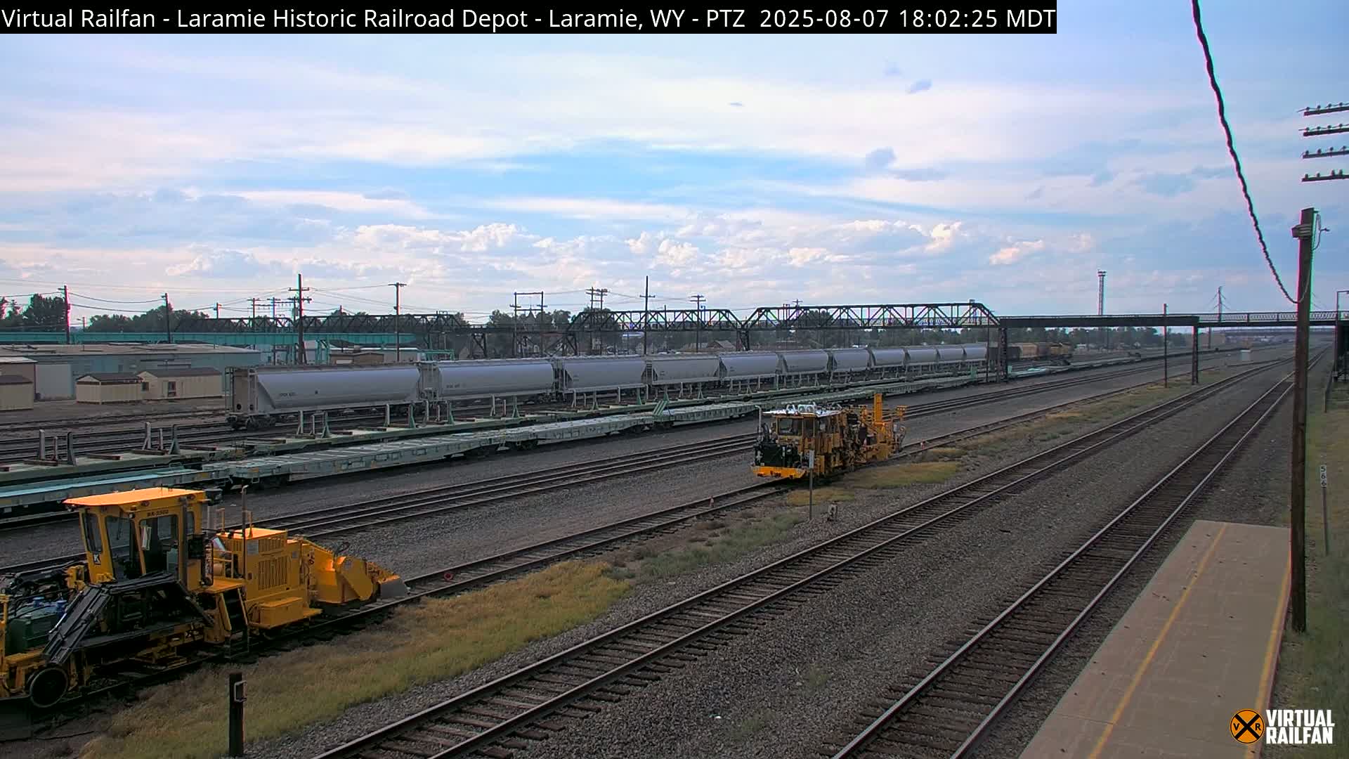 Laramie Historic Railroad Depot Live Cam - Laramie, Albany, Wyoming, USA 