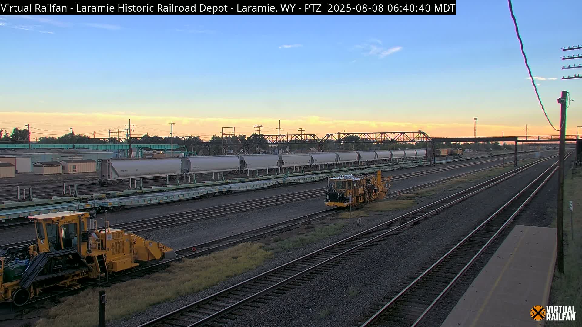 Laramie Historic Railroad Depot Live Cam - Laramie, Albany, Wyoming, USA 