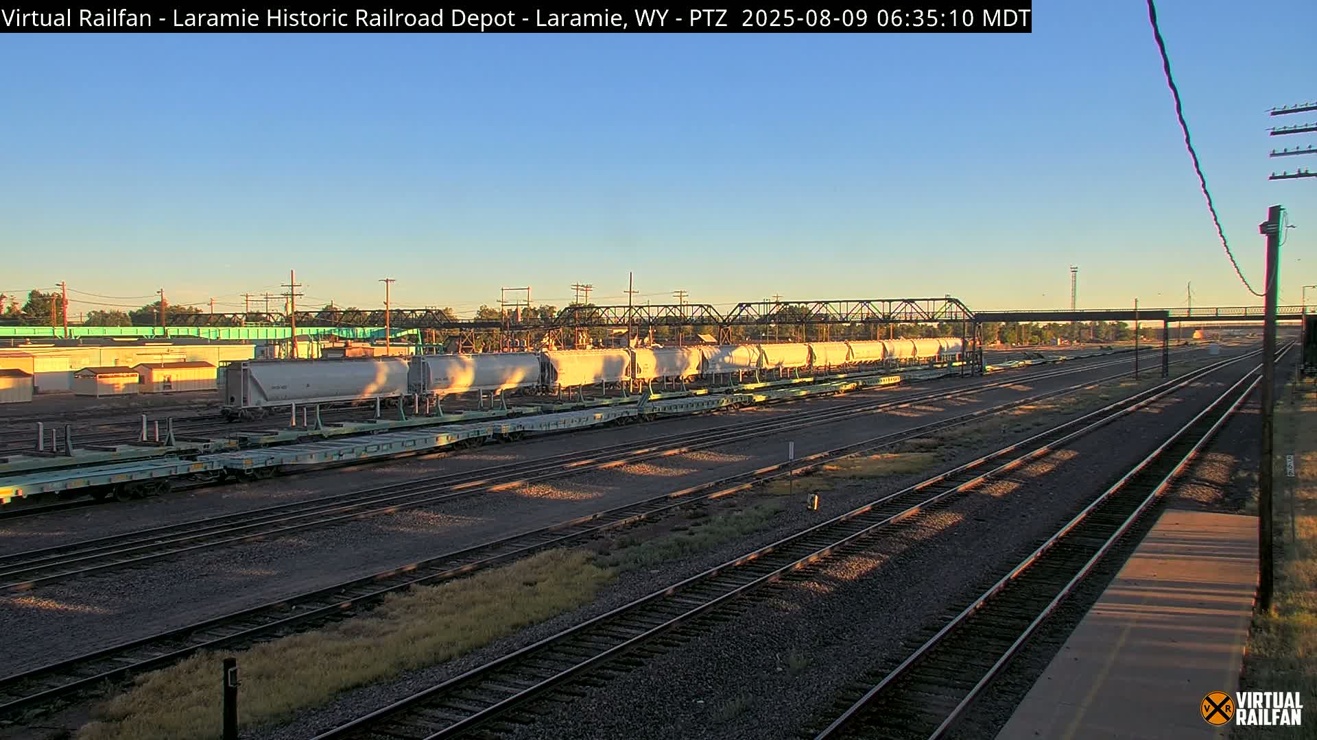 Laramie Historic Railroad Depot Live Cam - Laramie, Albany, Wyoming, USA 