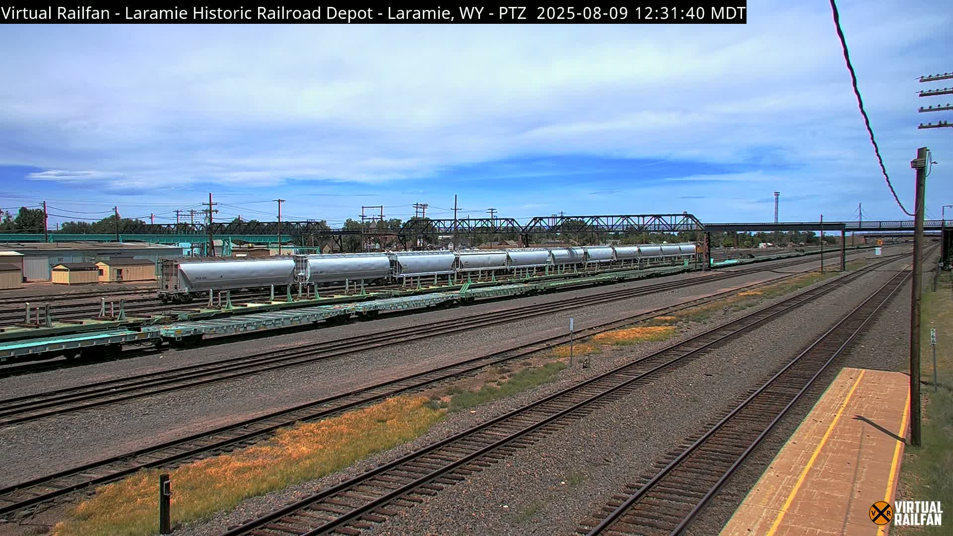Laramie Historic Railroad Depot Live Cam - Laramie, Albany, Wyoming, USA 