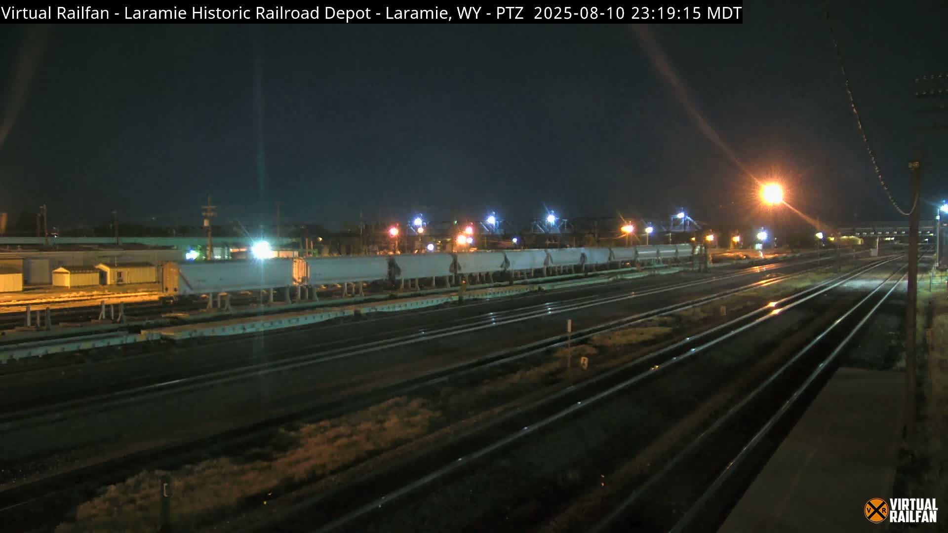 Laramie Historic Railroad Depot Live Cam - Laramie, Albany, Wyoming, USA 