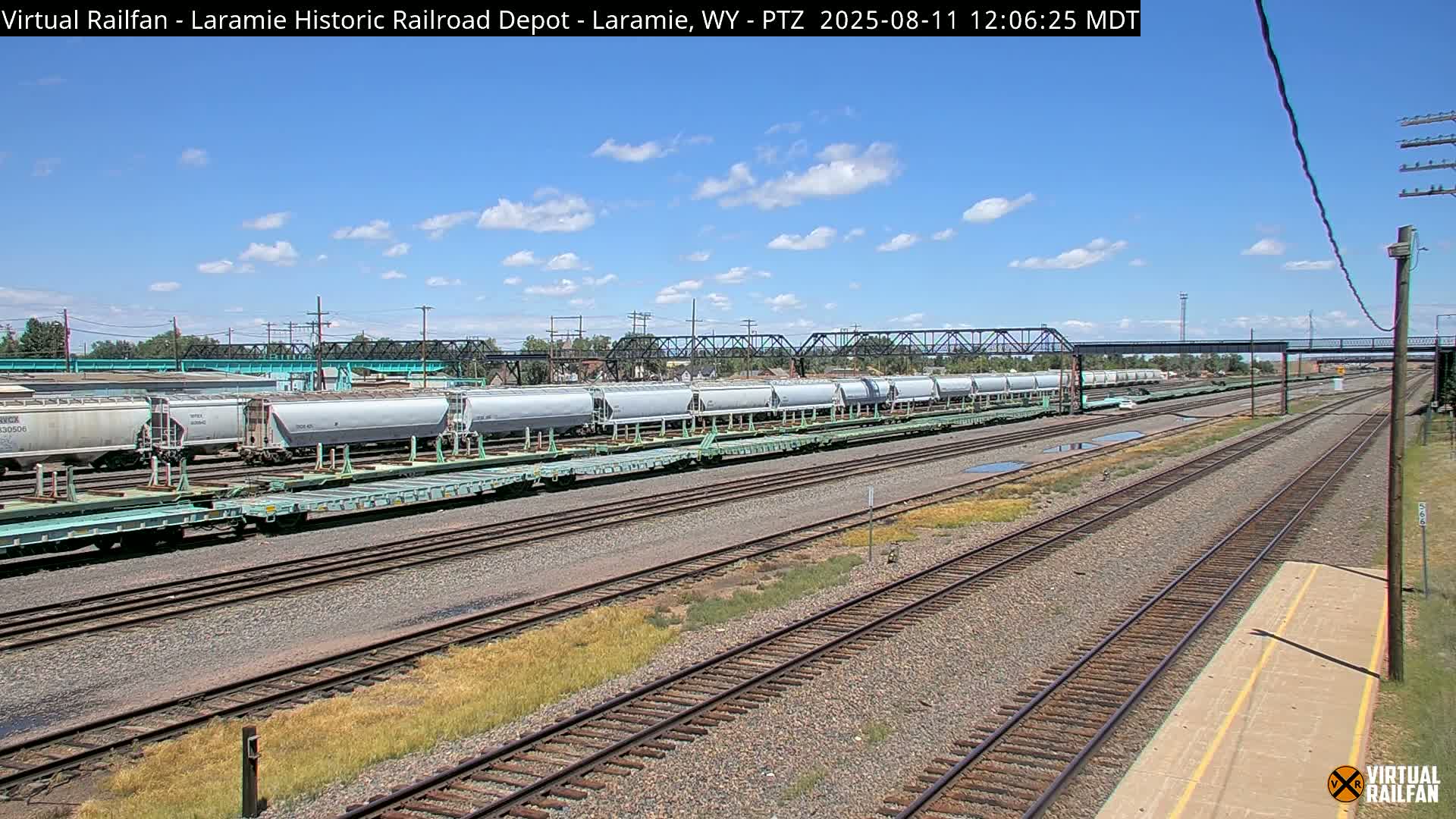 Laramie Historic Railroad Depot Live Cam - Laramie, Albany, Wyoming, USA 