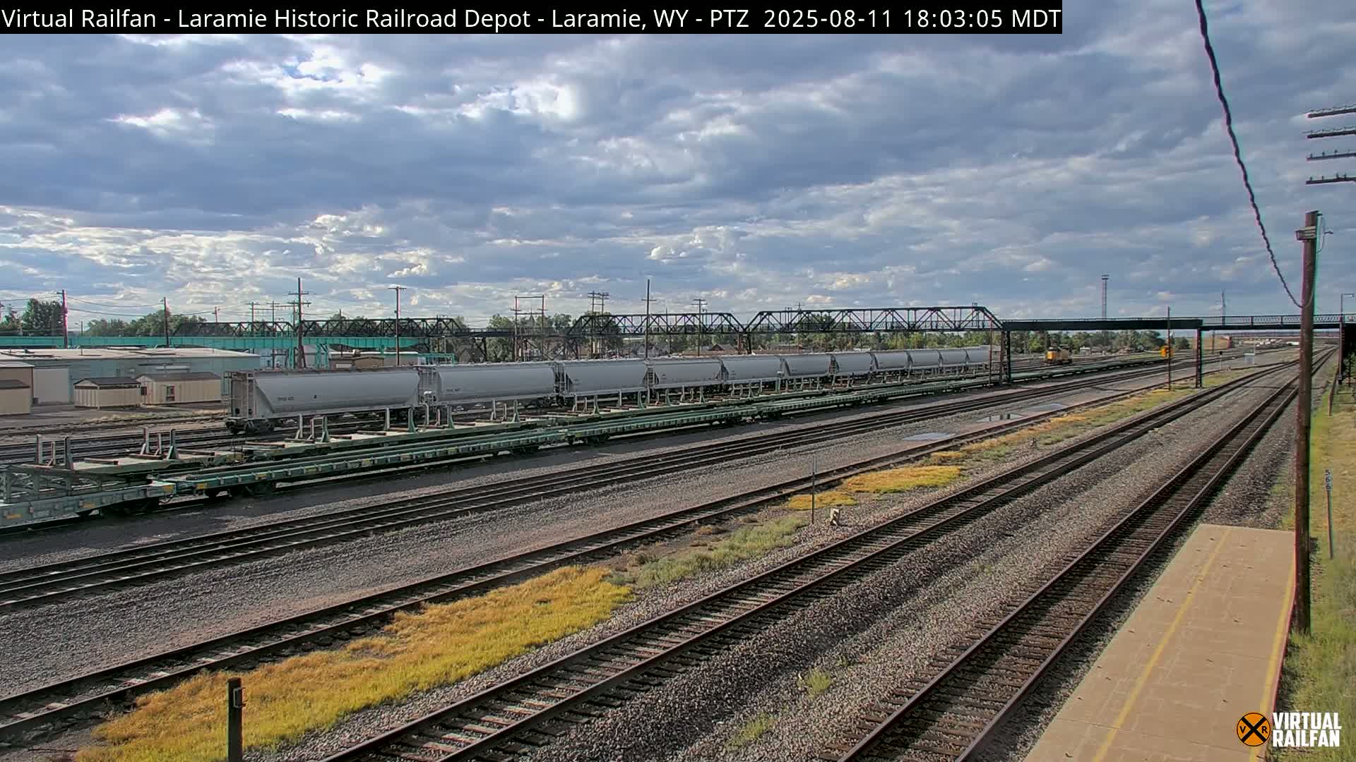 Laramie Historic Railroad Depot Live Cam - Laramie, Albany, Wyoming, USA 