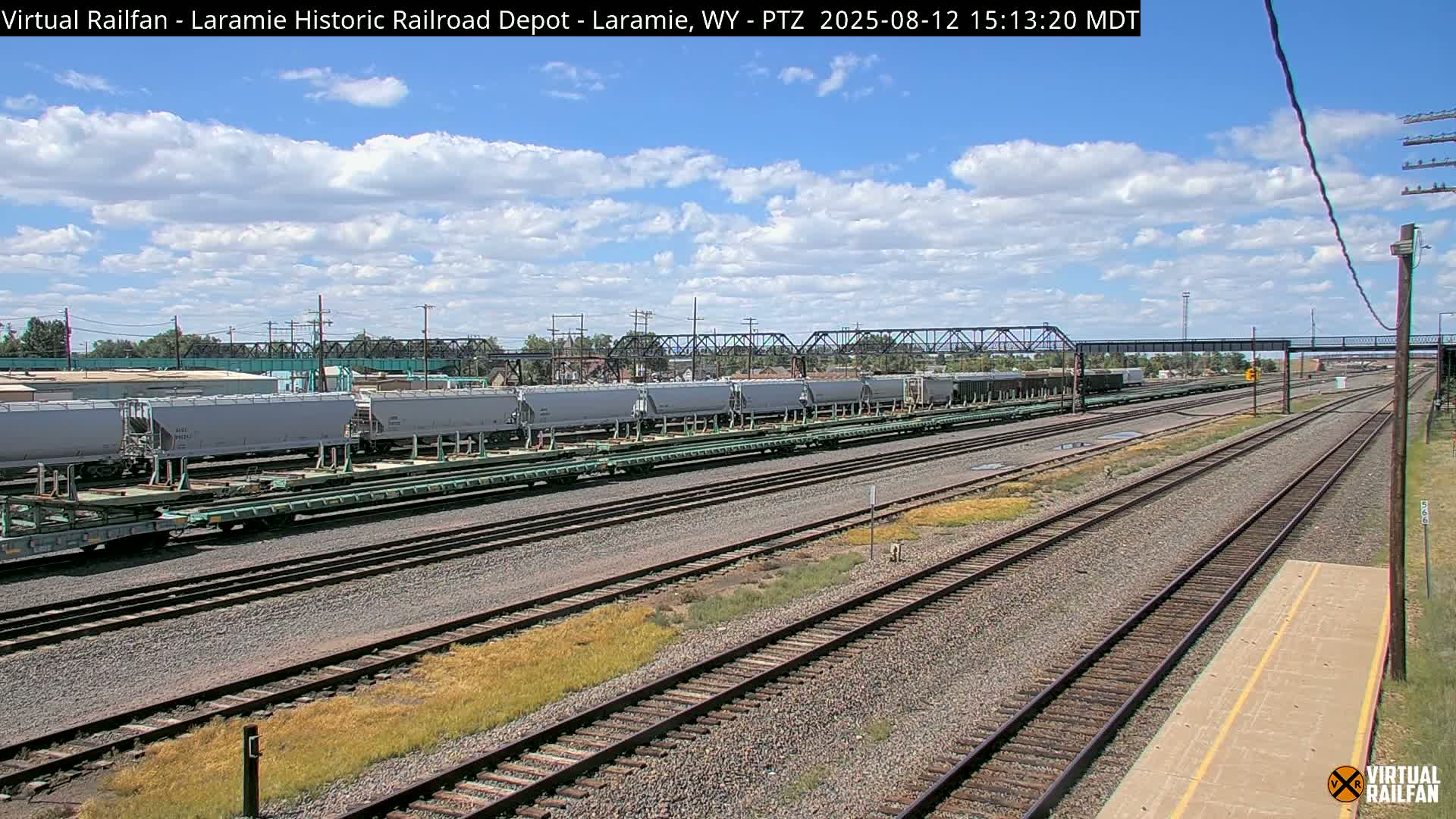 Laramie Historic Railroad Depot Live Cam - Laramie, Albany, Wyoming, USA 