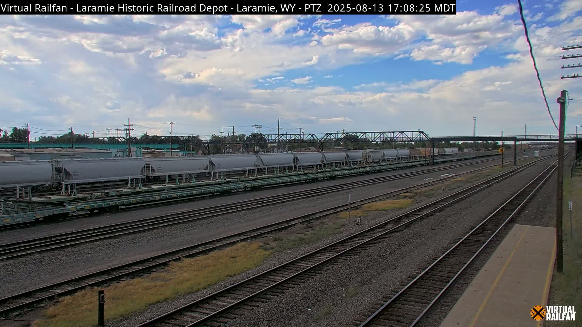 Laramie Historic Railroad Depot Live Cam - Laramie, Albany, Wyoming, USA 