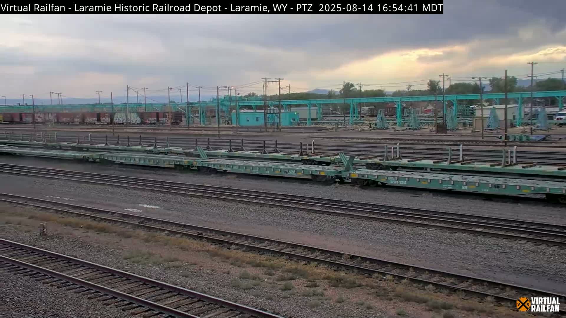 Laramie Historic Railroad Depot Live Cam - Laramie, Albany, Wyoming, USA 