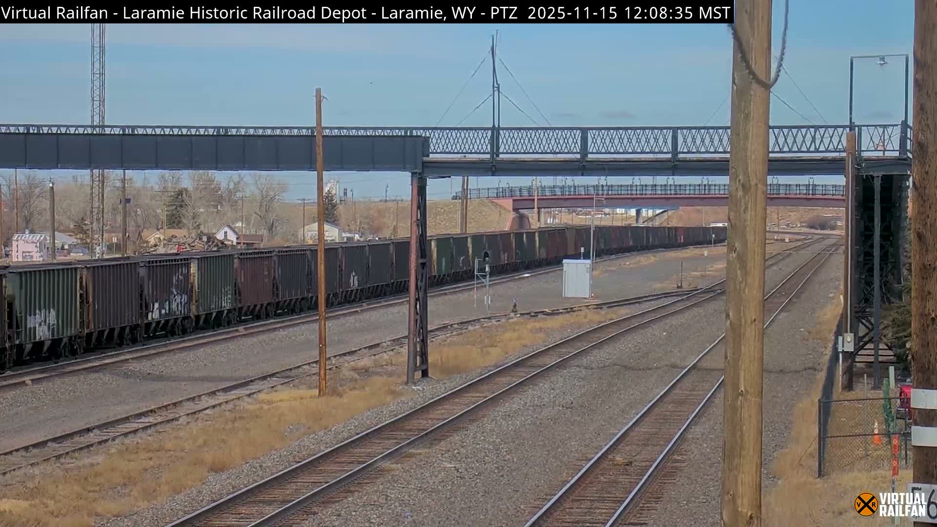 Laramie Historic Railroad Depot Live Cam - Laramie, Albany, Wyoming, USA 