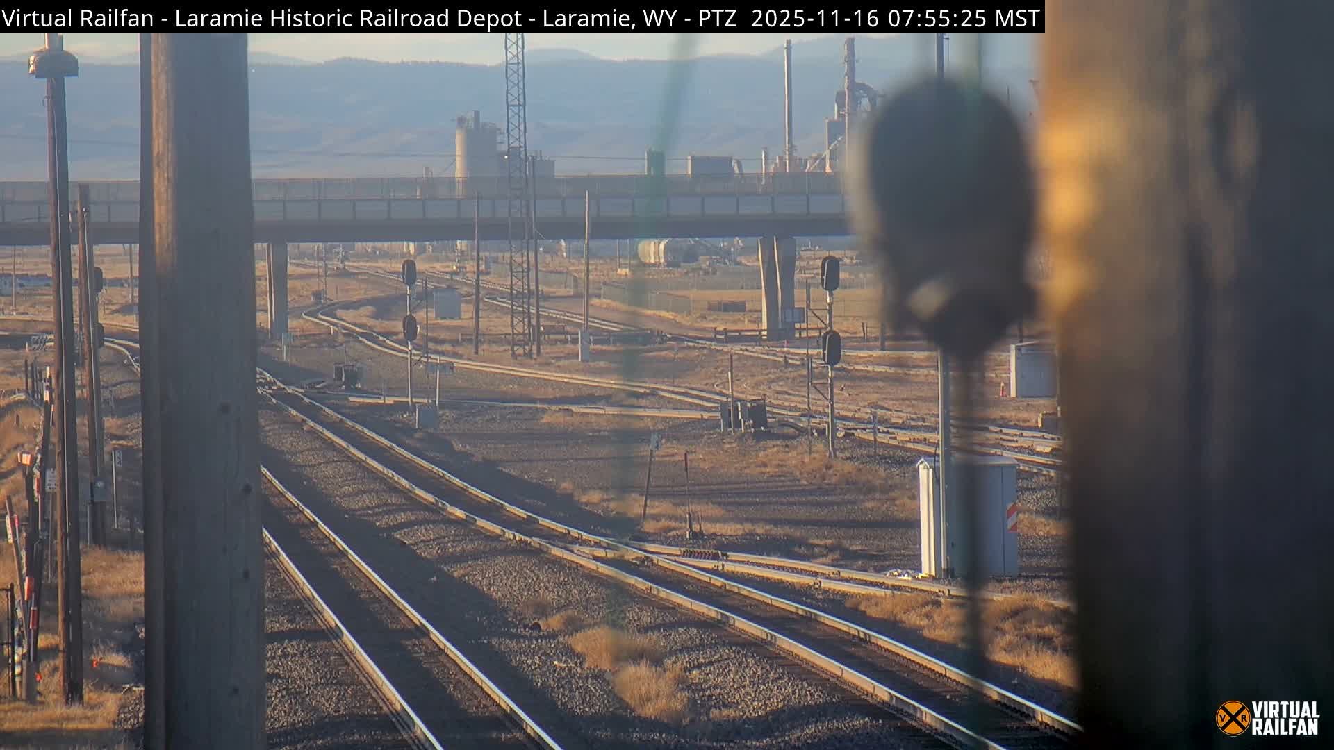 Laramie Historic Railroad Depot Live Cam - Laramie, Albany, Wyoming, USA 