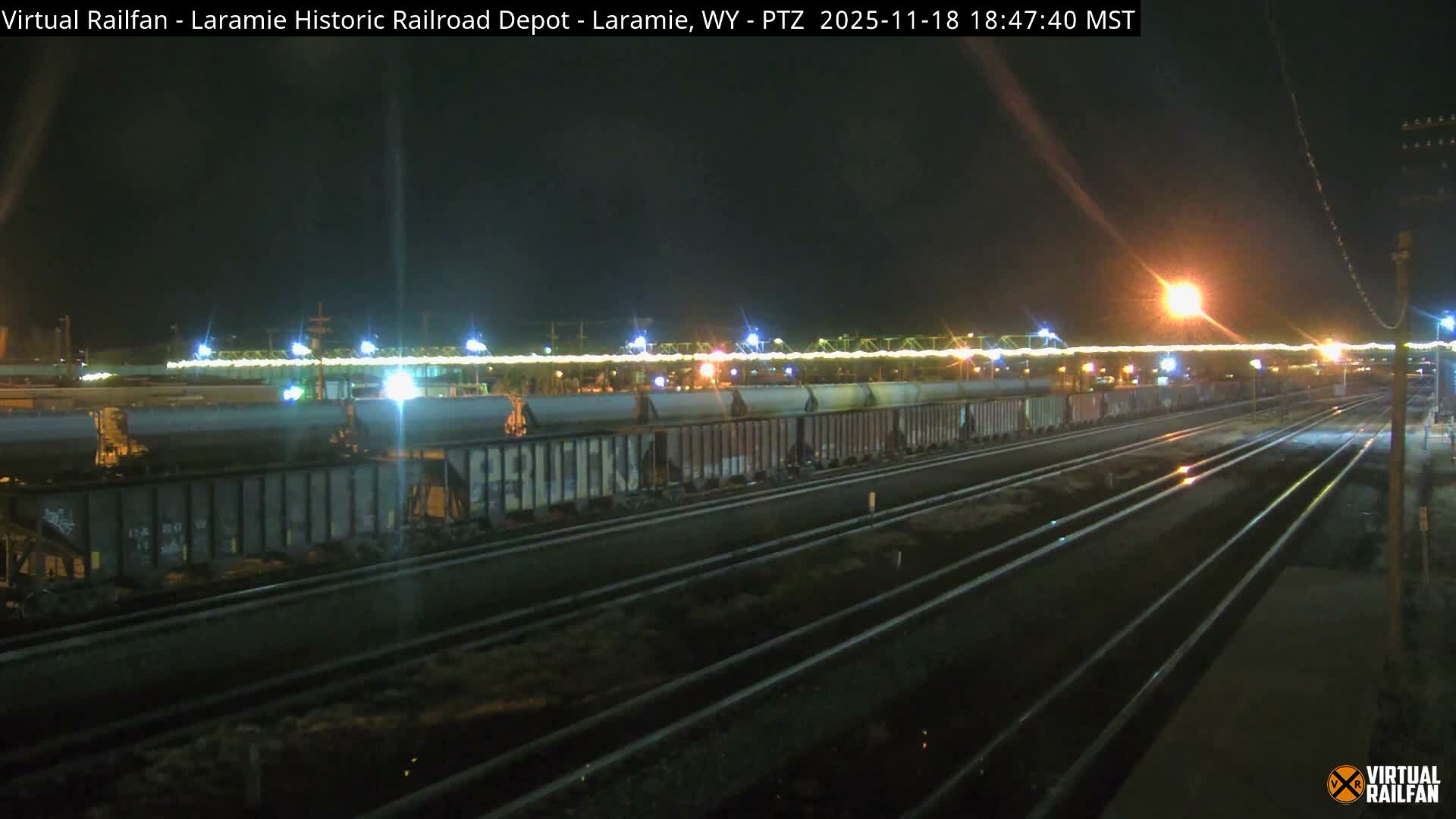 Laramie Historic Railroad Depot Live Cam - Laramie, Albany, Wyoming, USA 