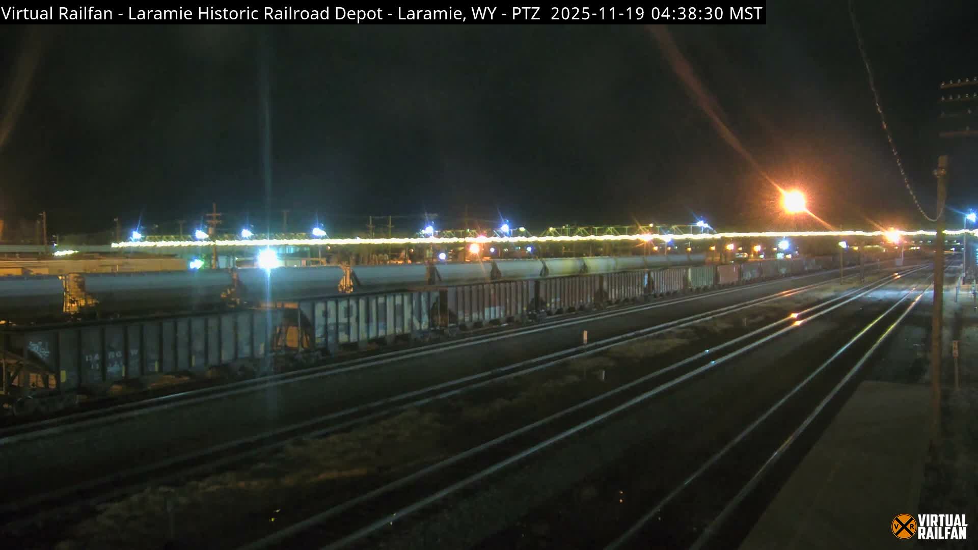 Laramie Historic Railroad Depot Live Cam - Laramie, Albany, Wyoming, USA 
