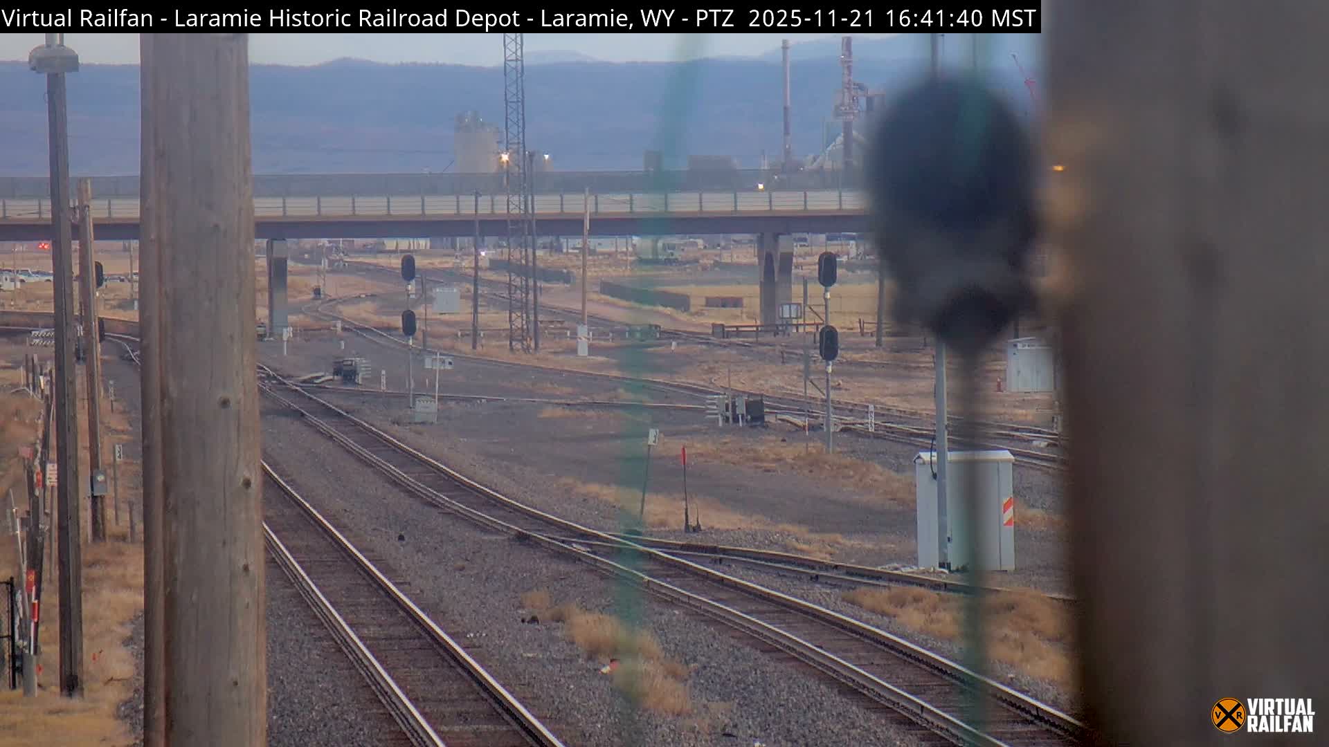 Laramie Historic Railroad Depot Live Cam - Laramie, Albany, Wyoming, USA 