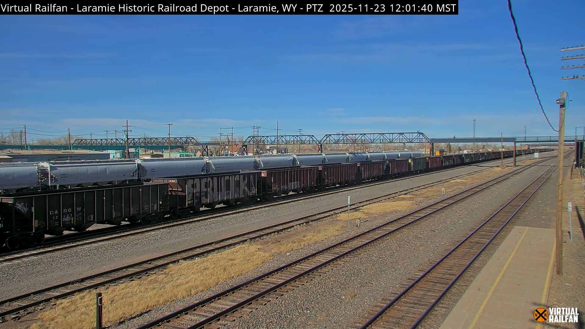 Laramie Historic Railroad Depot Live Cam - Laramie, Albany, Wyoming, USA 
