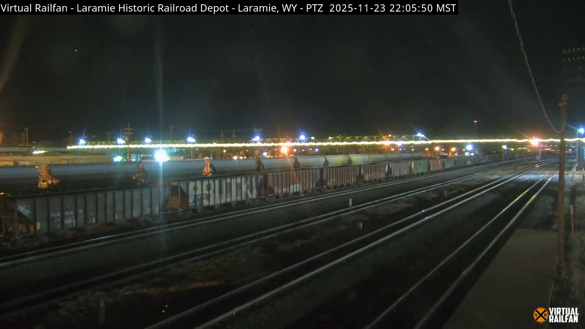 Laramie Historic Railroad Depot Live Cam - Laramie, Albany, Wyoming, USA 