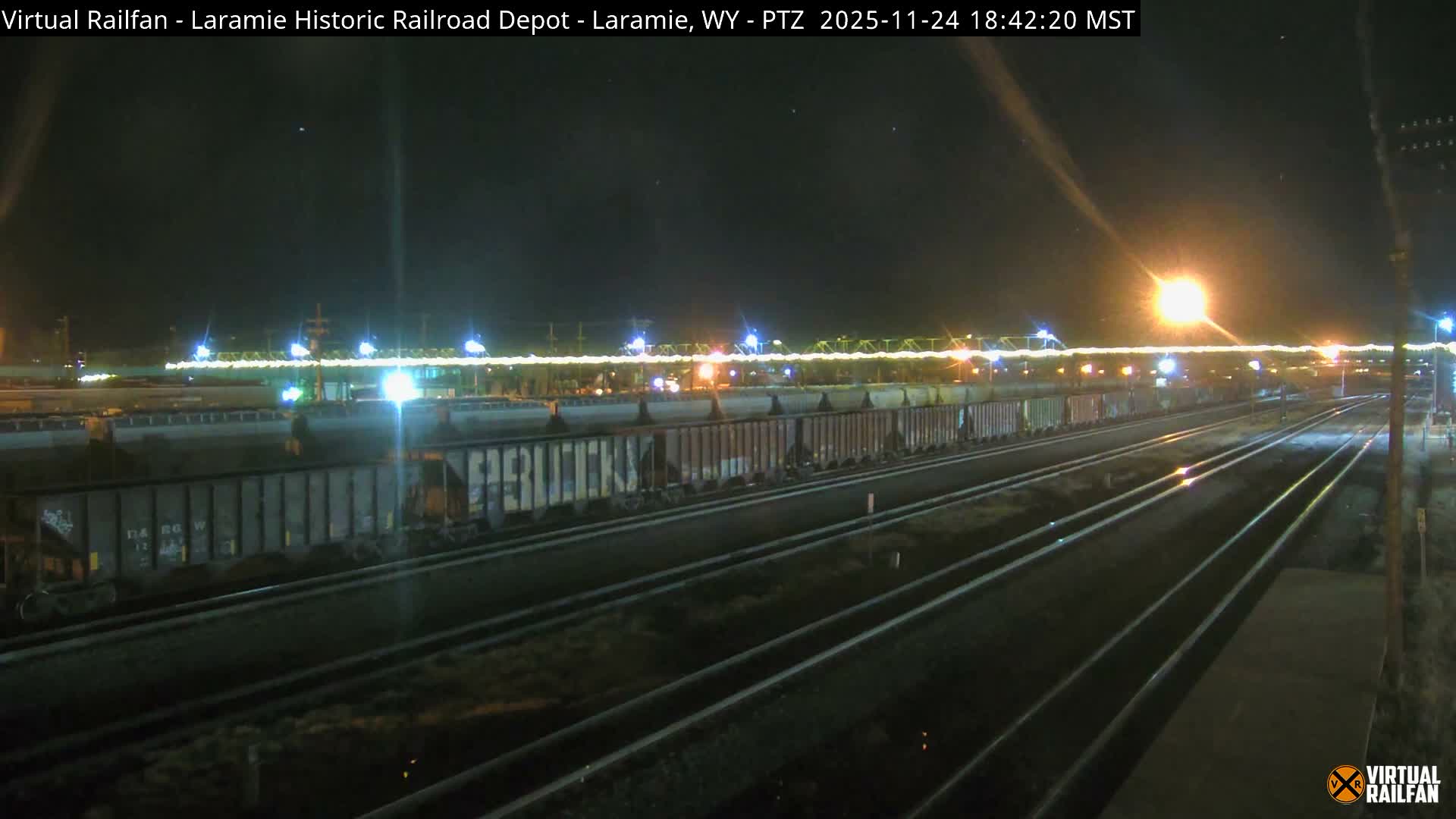 Laramie Historic Railroad Depot Live Cam - Laramie, Albany, Wyoming, USA 