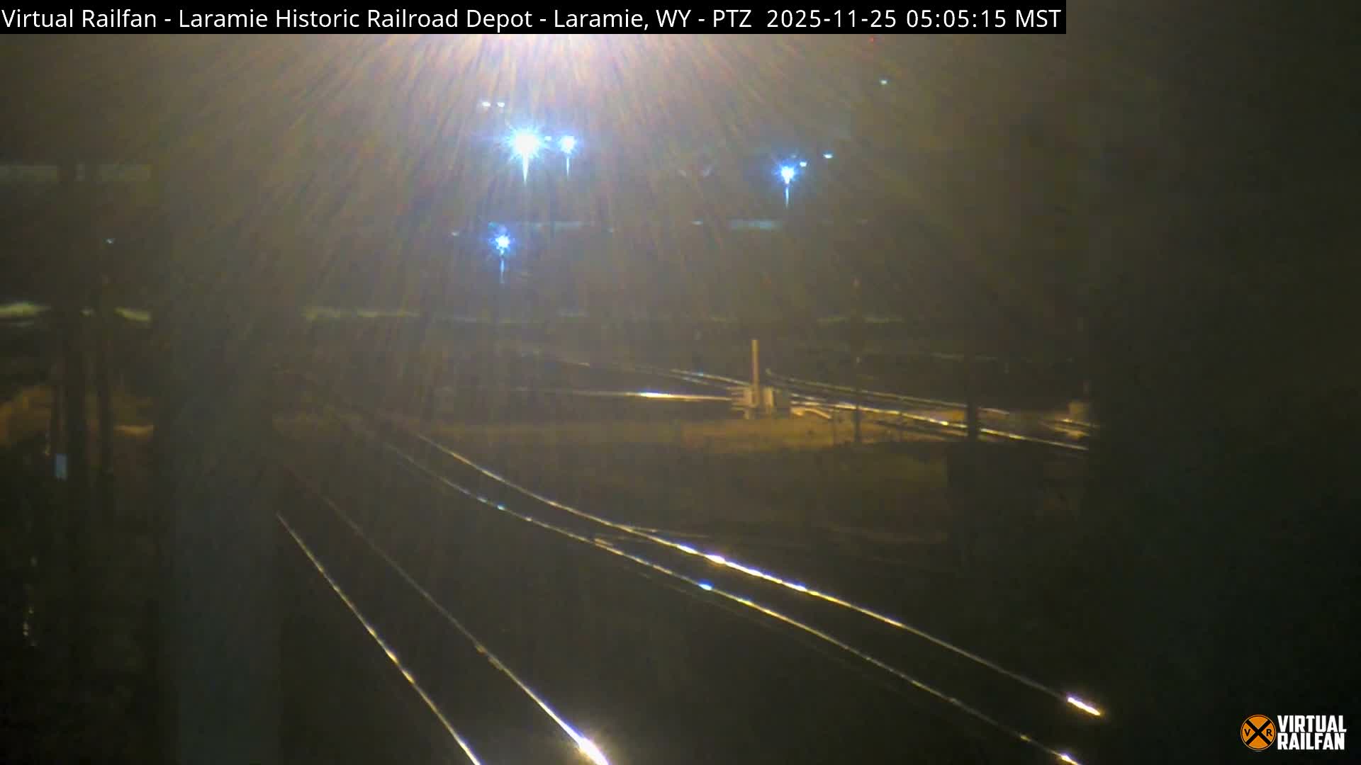 Laramie Historic Railroad Depot Live Cam - Laramie, Albany, Wyoming, USA 
