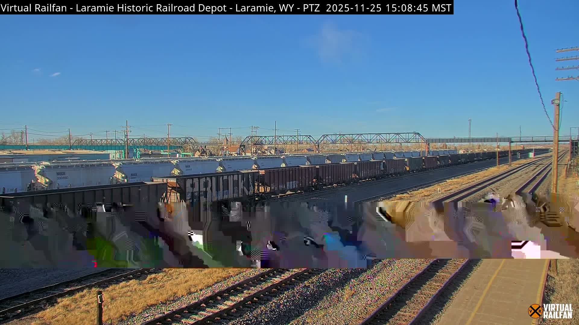 Laramie Historic Railroad Depot Live Cam - Laramie, Albany, Wyoming, USA 