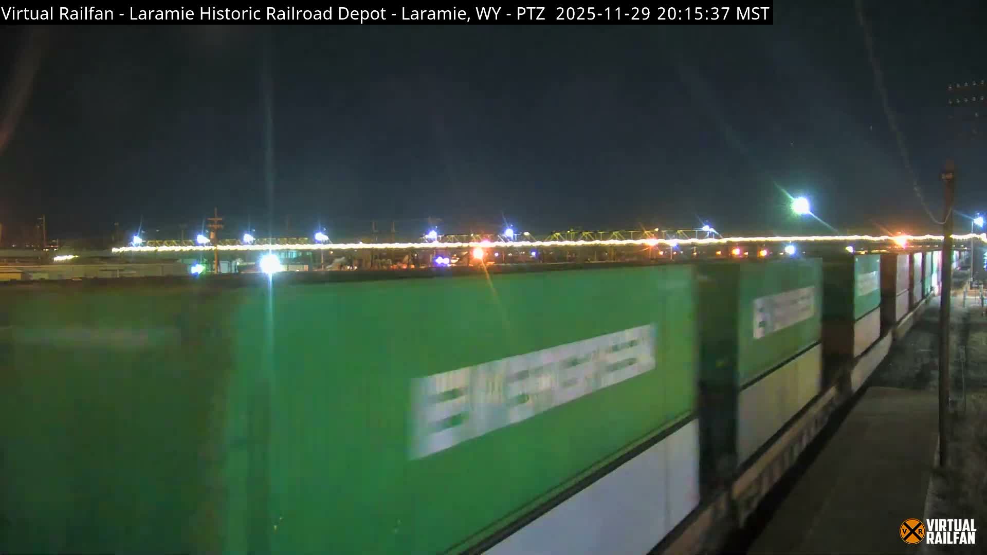 Laramie Historic Railroad Depot Live Cam - Laramie, Albany, Wyoming, USA 