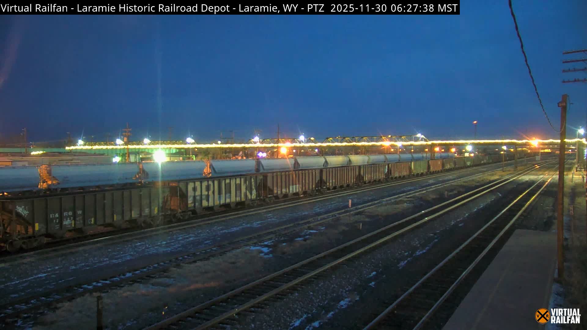Laramie Historic Railroad Depot Live Cam - Laramie, Albany, Wyoming, USA 