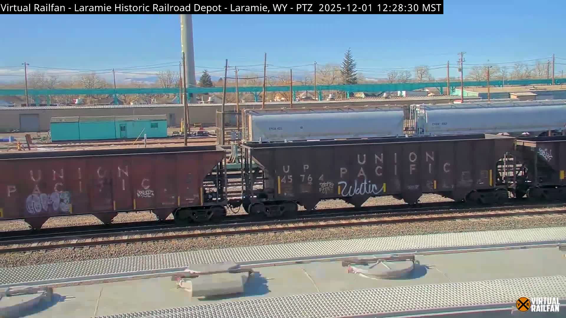 Laramie Historic Railroad Depot Live Cam - Laramie, Albany, Wyoming, USA 