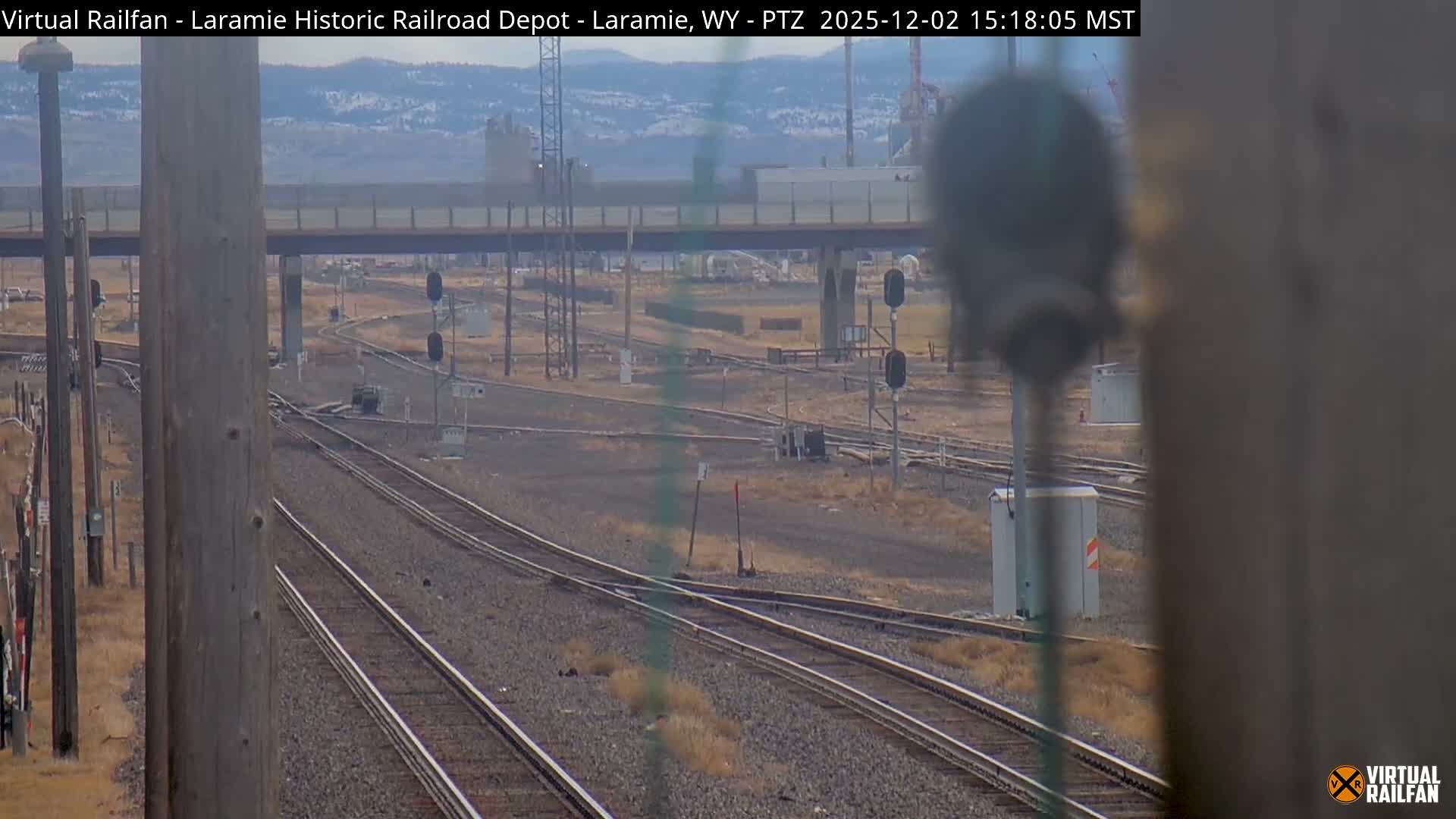 Laramie Historic Railroad Depot Live Cam - Laramie, Albany, Wyoming, USA 