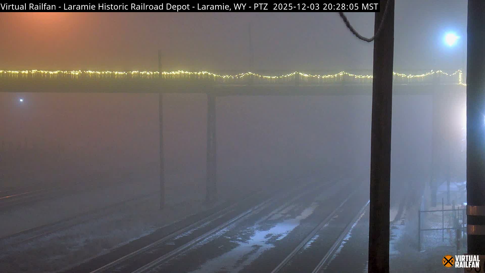Laramie Historic Railroad Depot Live Cam - Laramie, Albany, Wyoming, USA 