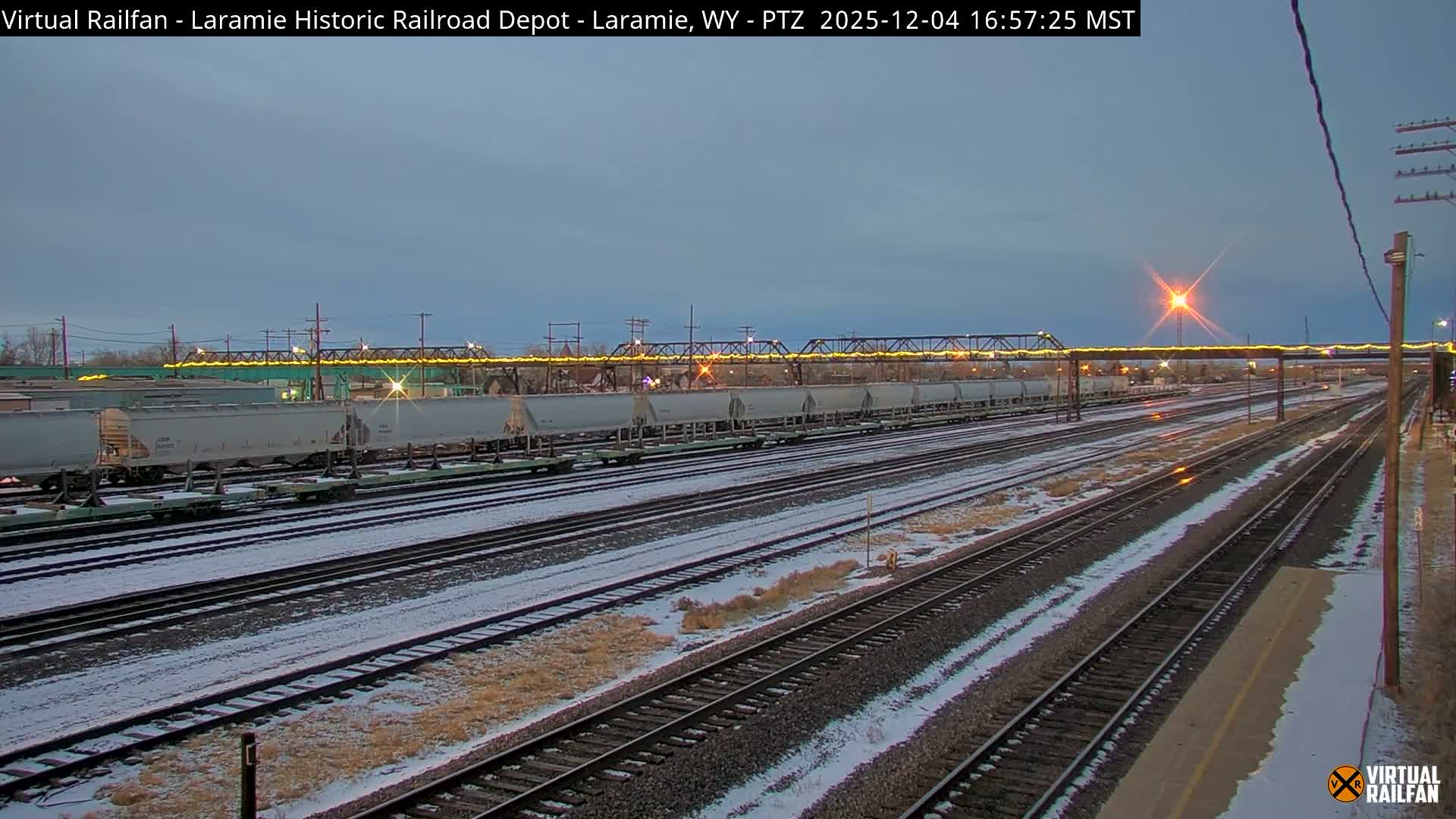 Laramie Historic Railroad Depot Live Cam - Laramie, Albany, Wyoming, USA 